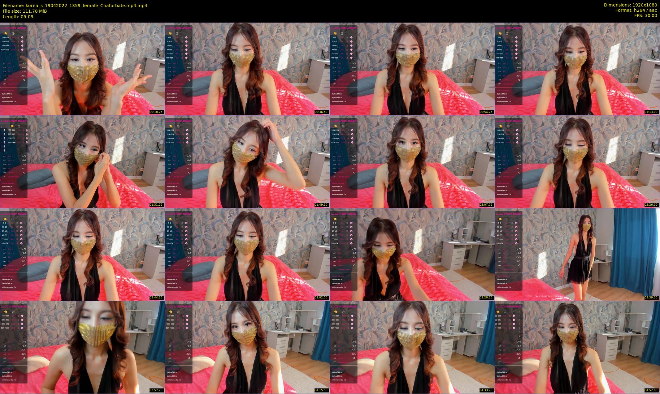 korea_s — 6 minute Chaturbate female cam show recording, 1080p, Apr 19, 2022