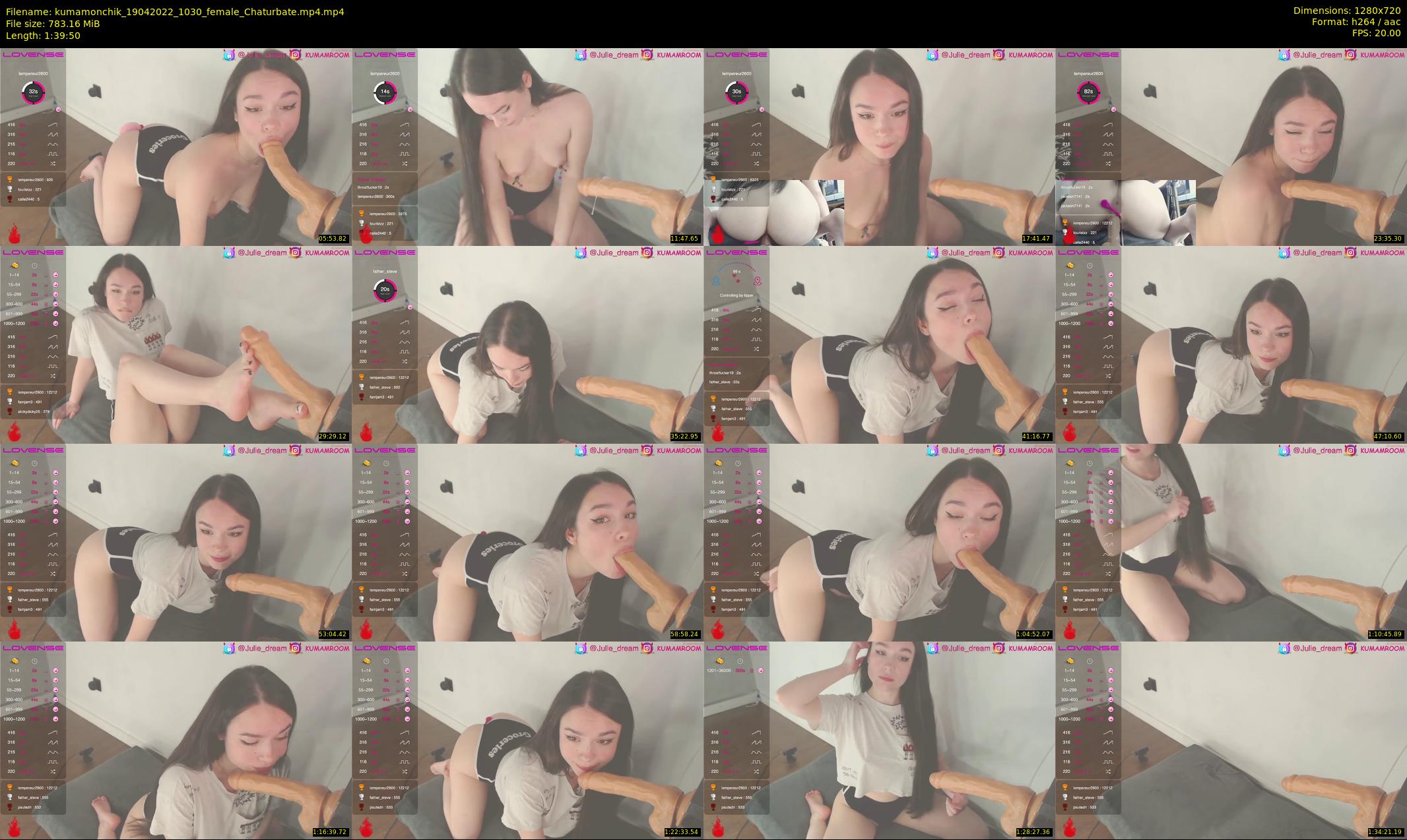 kumamonchik — 100 minute Chaturbate couple cam show recording, 720p, Apr 19, 2022