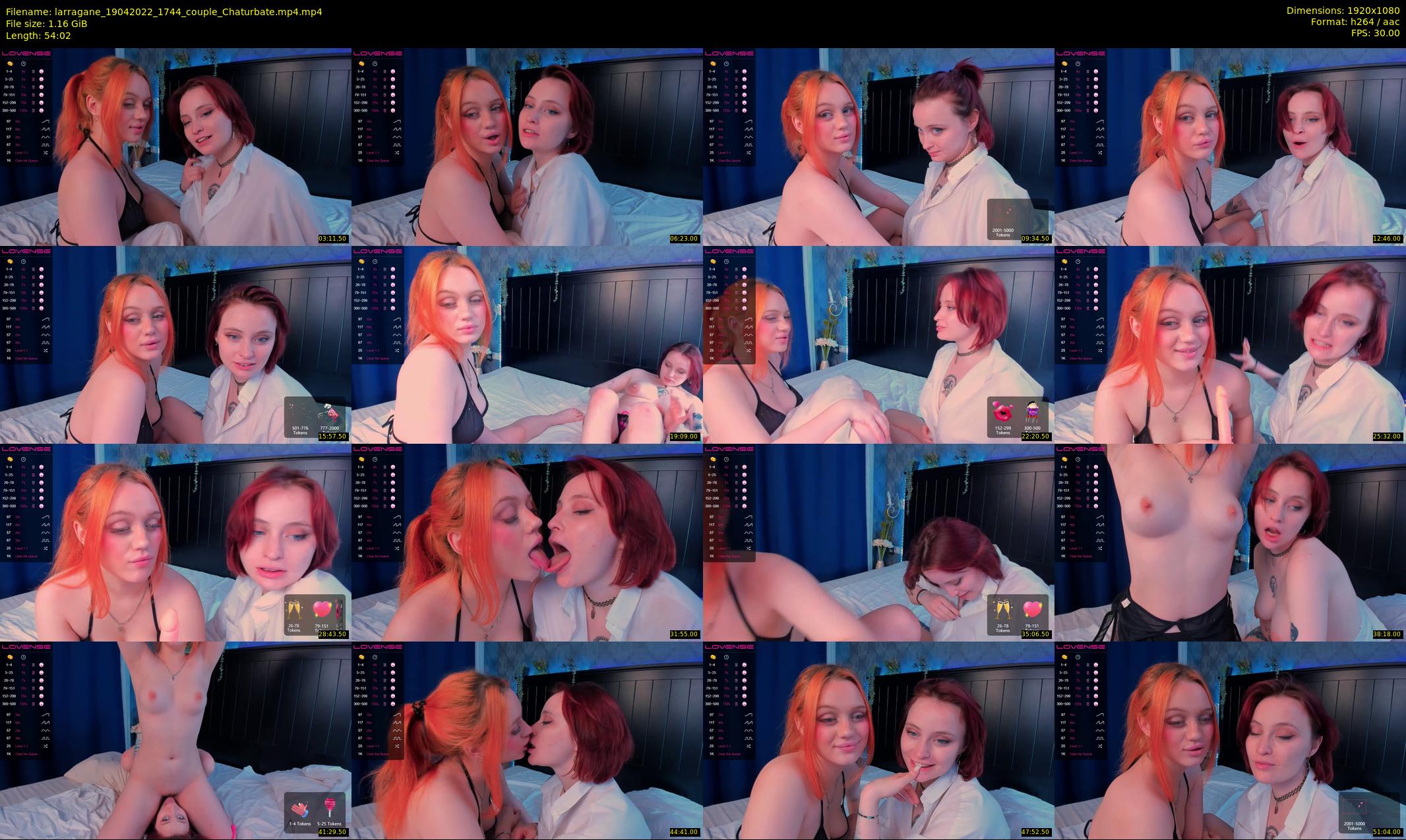 larragane — 55 minute Chaturbate couple cam show recording, 1080p, Apr 19, 2022