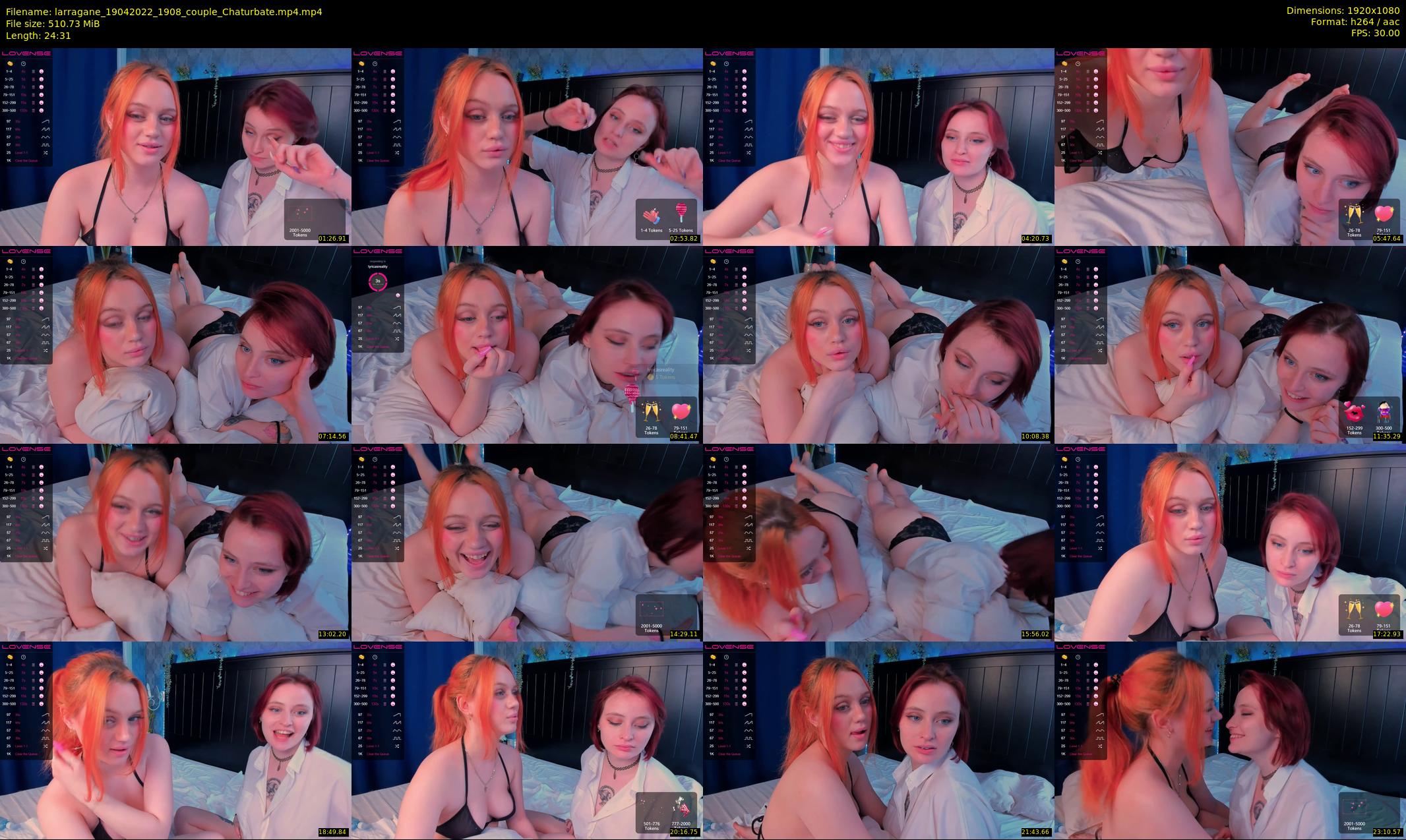 larragane — 25 minute Chaturbate couple cam show recording, 1080p, Apr 19, 2022