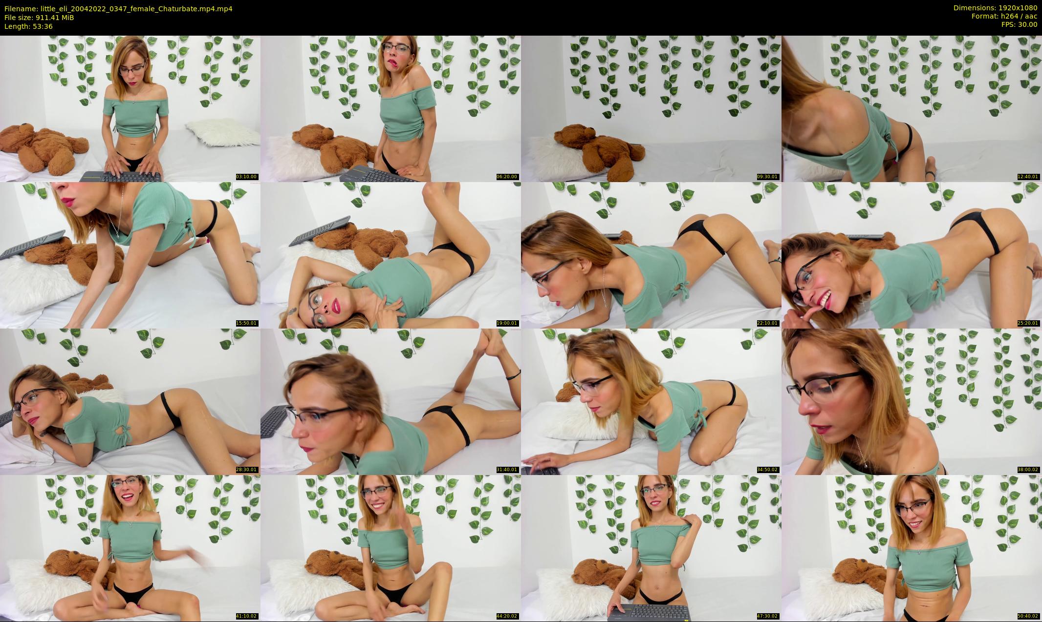little_eli — 54 minute Chaturbate female cam show recording, 1080p, Apr 20, 2022