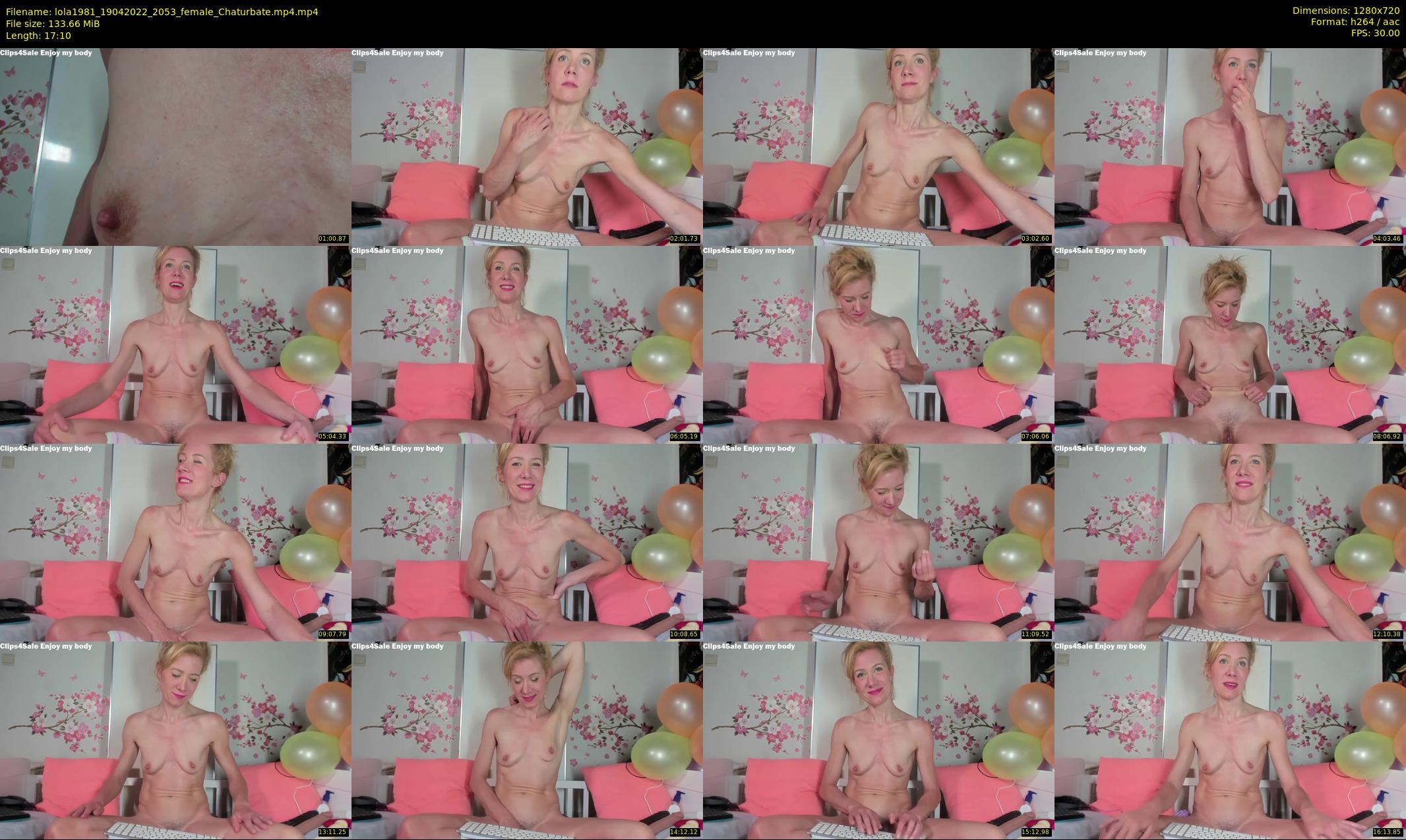 lola1981 — 18 minute Chaturbate female cam show recording, 720p, Apr 19, 2022
