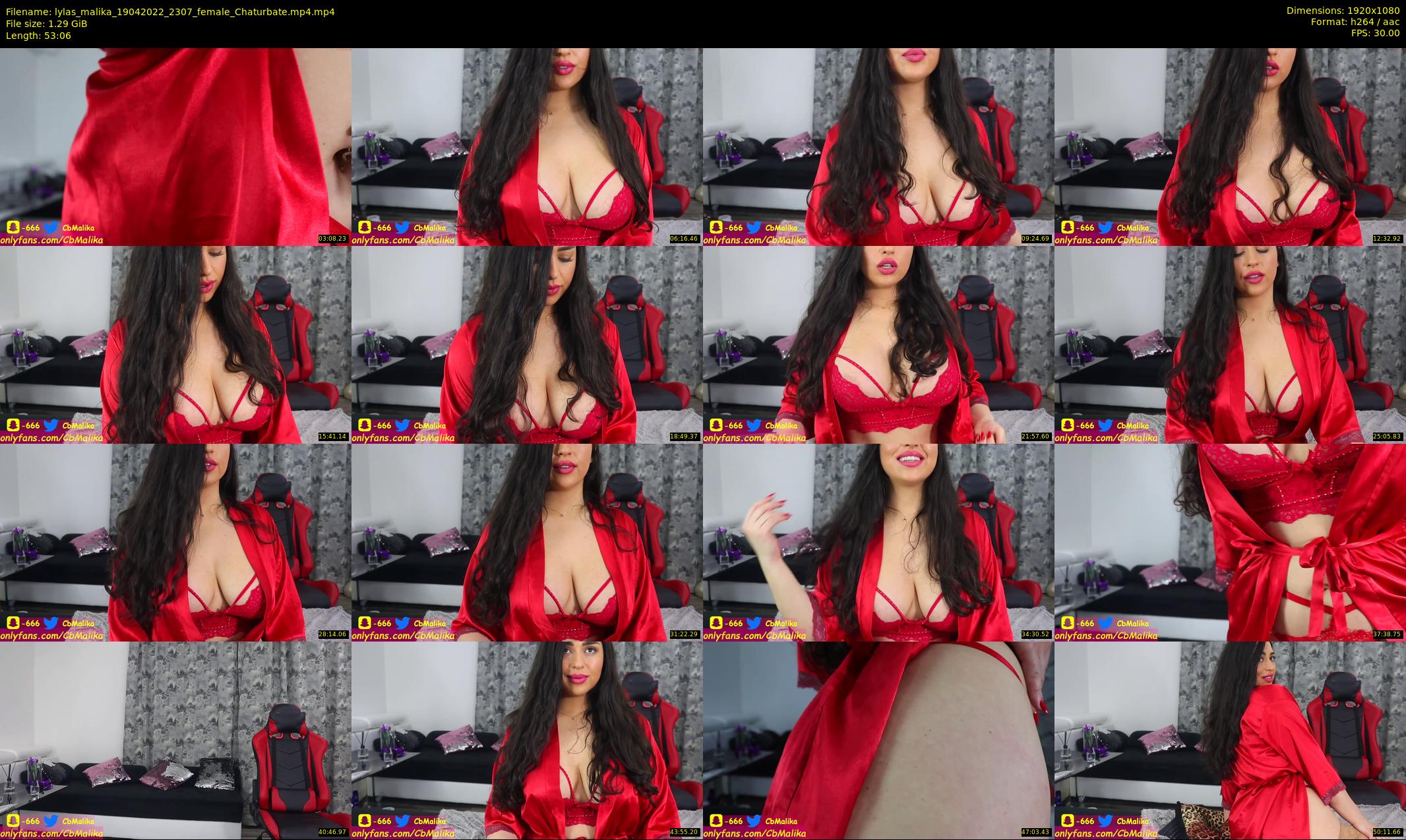 lylas_malika — 54 minute Chaturbate female cam show recording, 1080p, Apr 19, 2022