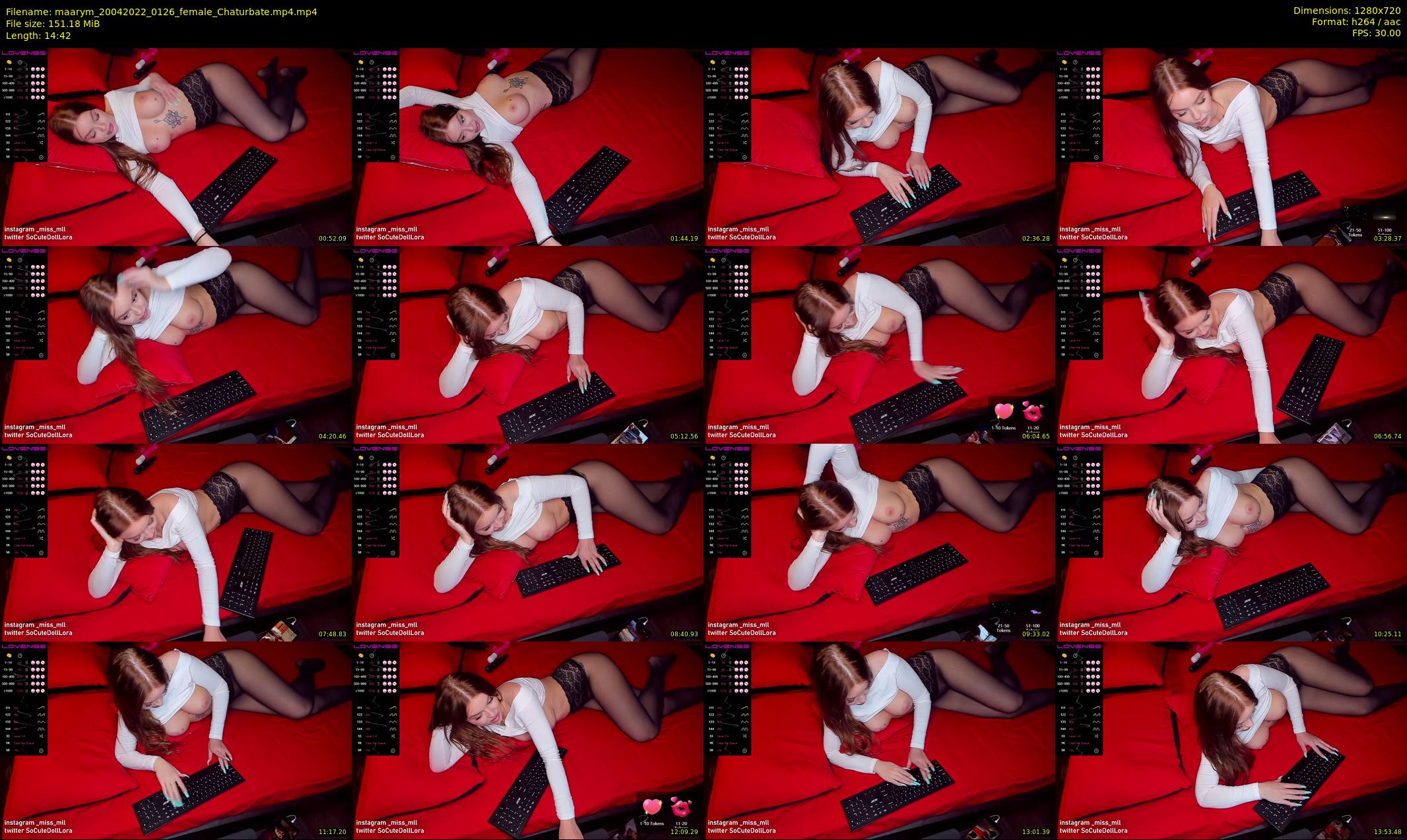 maarym — 15 minute Chaturbate couple cam show recording, 720p, Apr 20, 2022