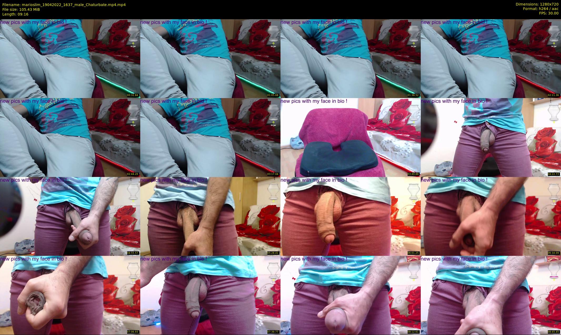 marioslim — 10 minute Chaturbate male cam show recording, 720p, Apr 19, 2022