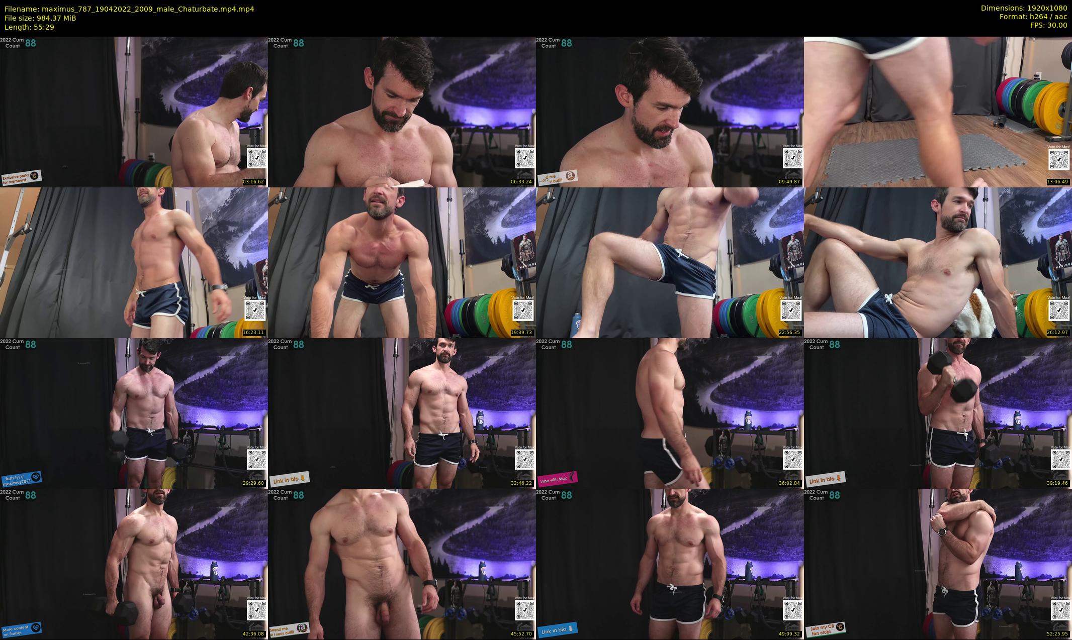 maximus_787 — 56 minute Chaturbate male cam show recording, 1080p, Apr 19, 2022