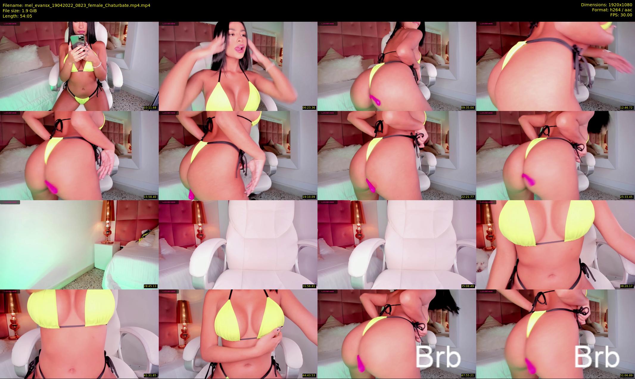 mel_evansx — 55 minute Chaturbate female cam show recording, 1080p, Apr 19, 2022