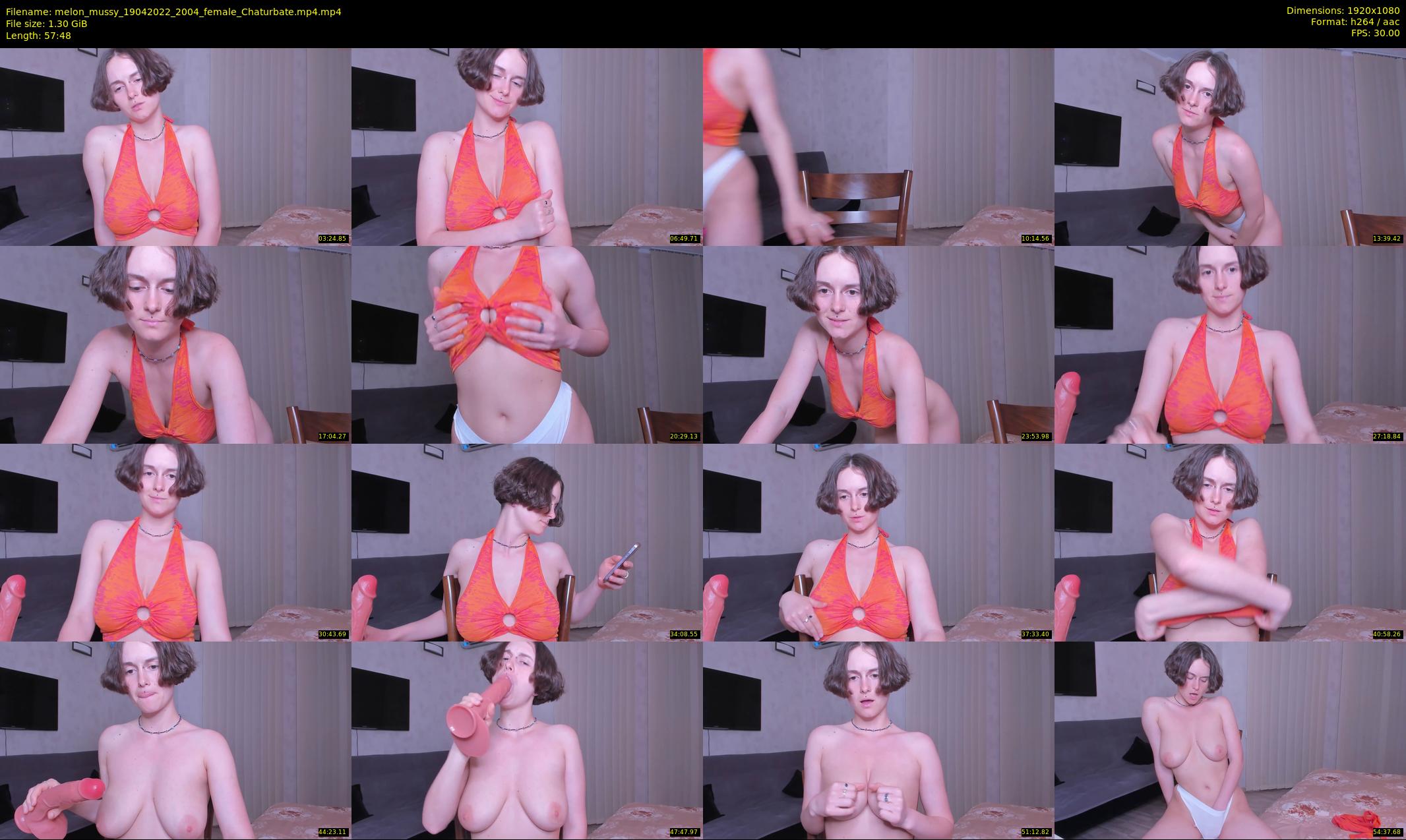 melon_mussy — 58 minute Chaturbate female cam show recording, 1080p, Apr 19, 2022