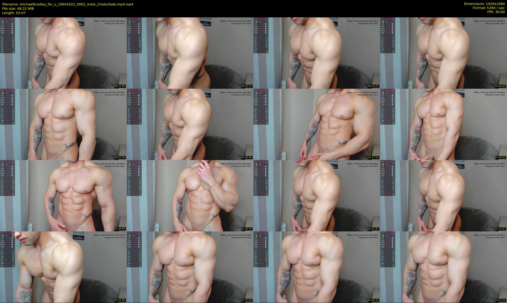 michaelbradley_for_u — 4 minute Chaturbate male cam show recording, 1080p, Apr 19, 2022