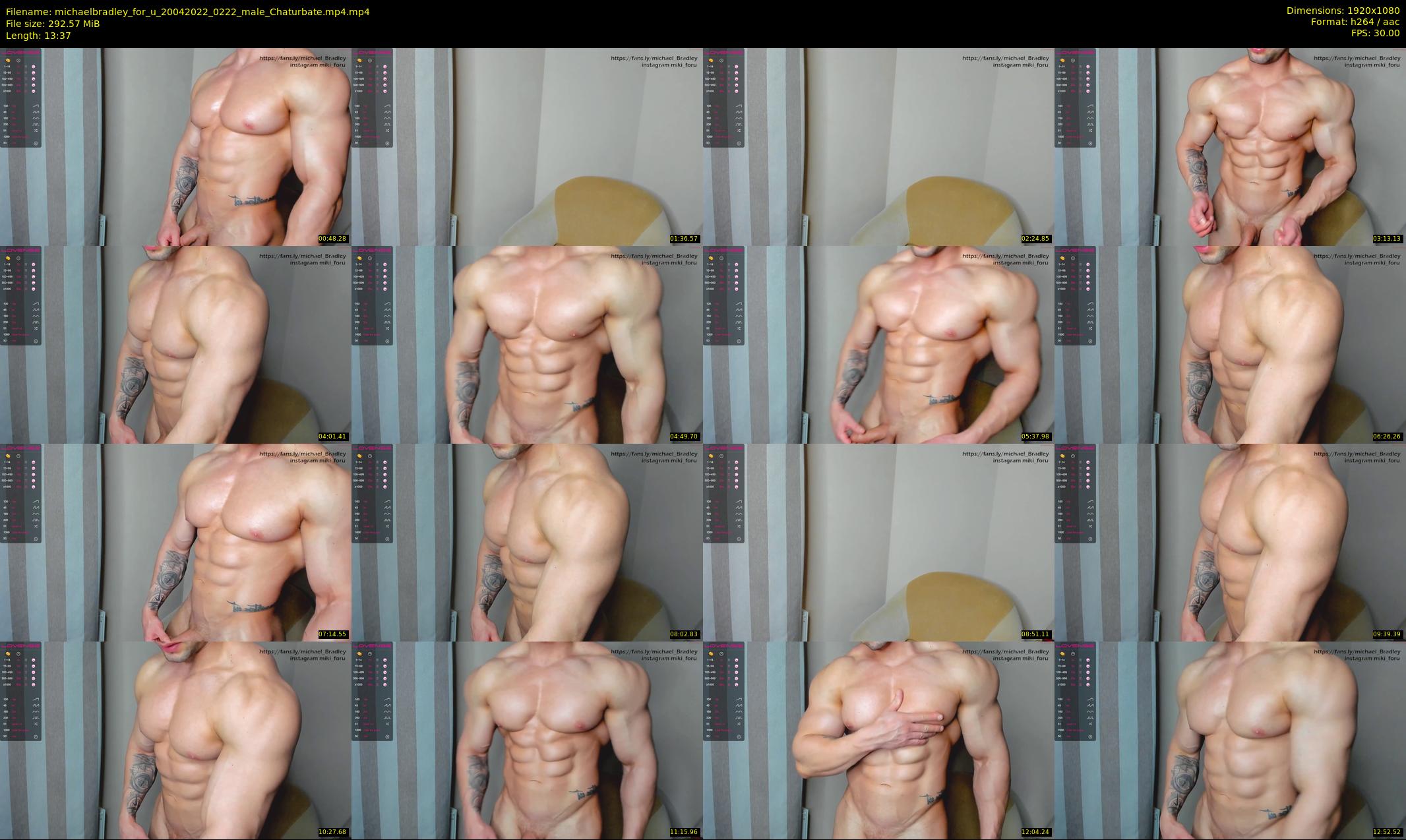 michaelbradley_for_u — 14 minute Chaturbate male cam show recording, 1080p, Apr 20, 2022