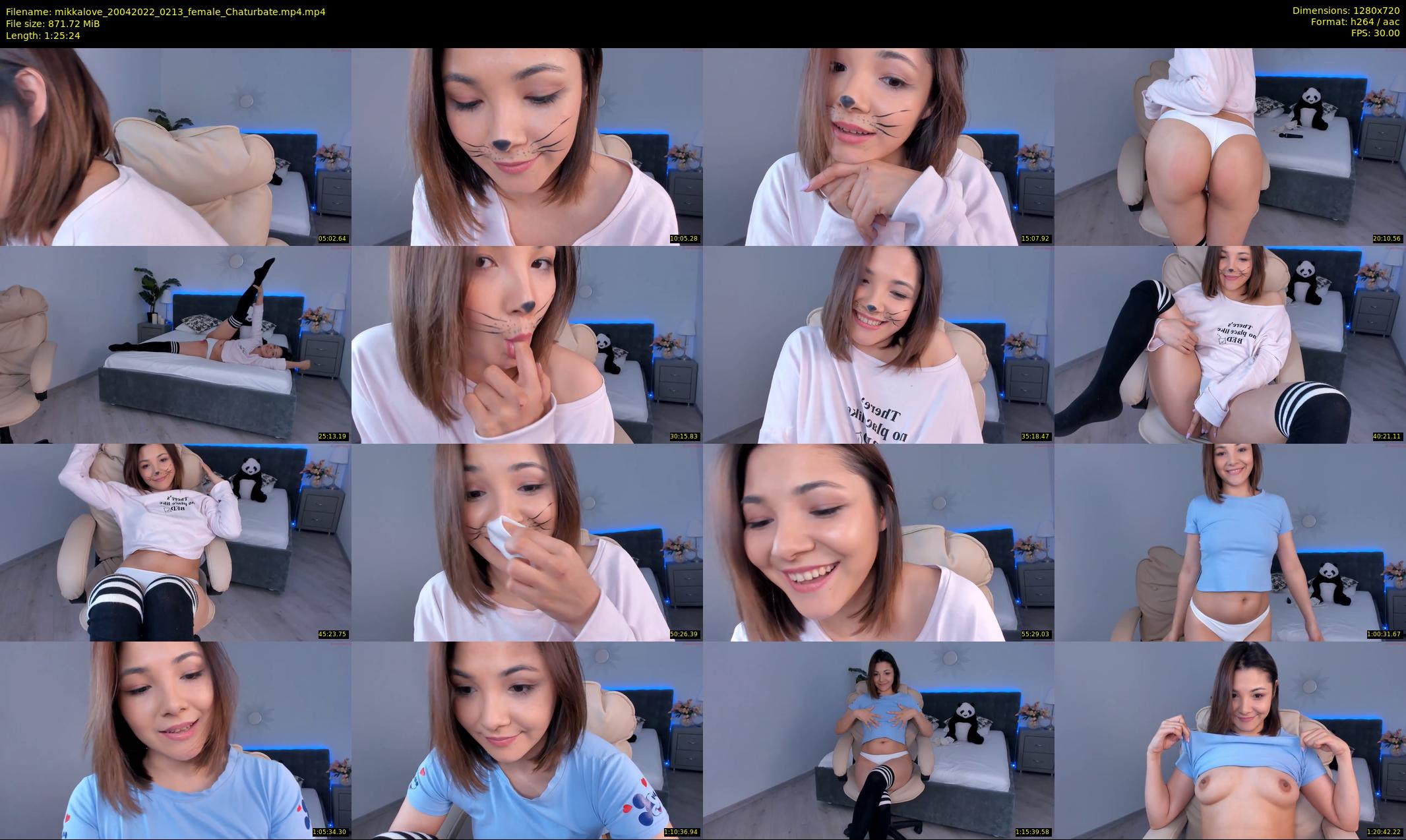 mikkalove — 86 minute Chaturbate female cam show recording, 720p, Apr 20, 2022