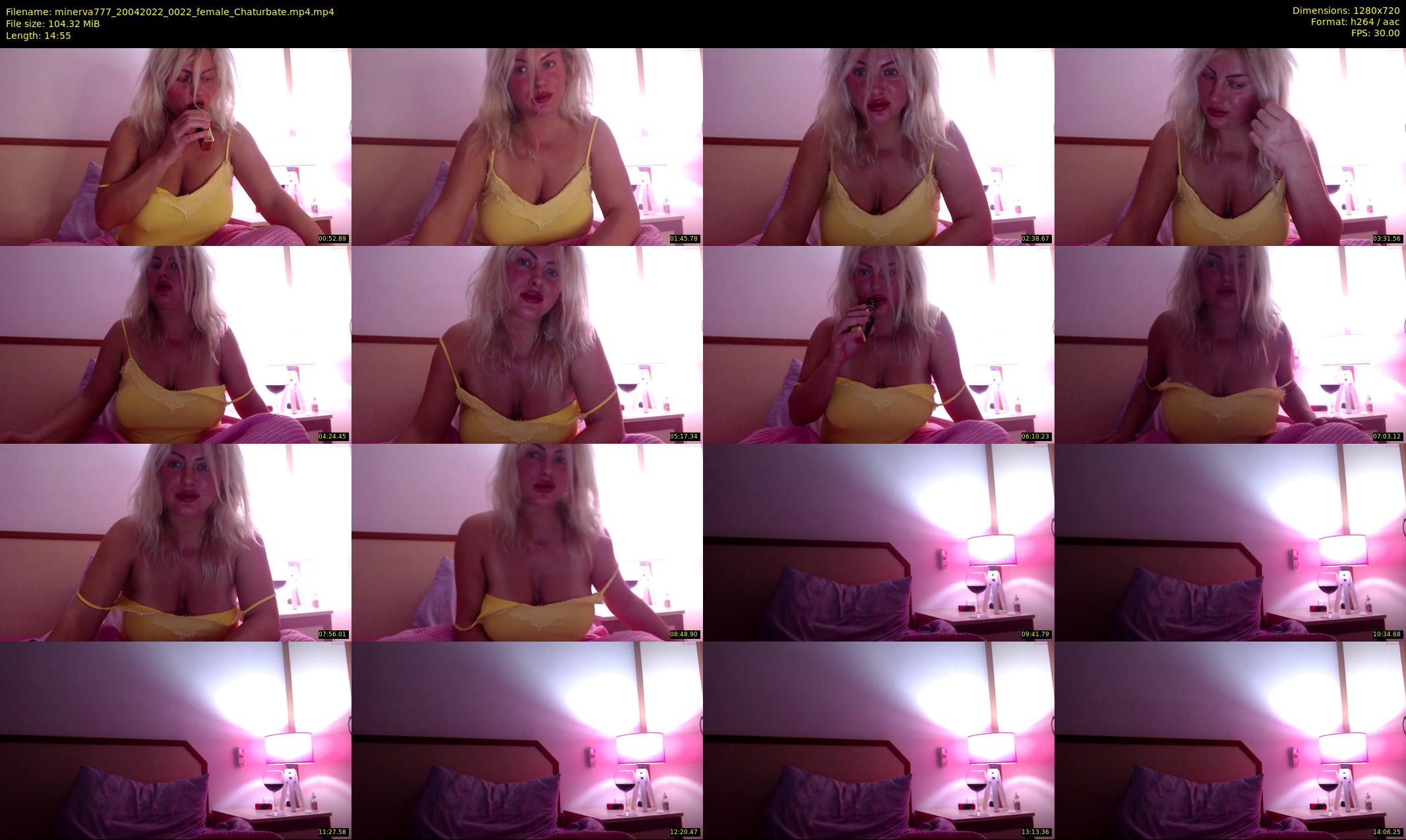 minerva777 — 15 minute Chaturbate female cam show recording, 720p, Apr 20, 2022