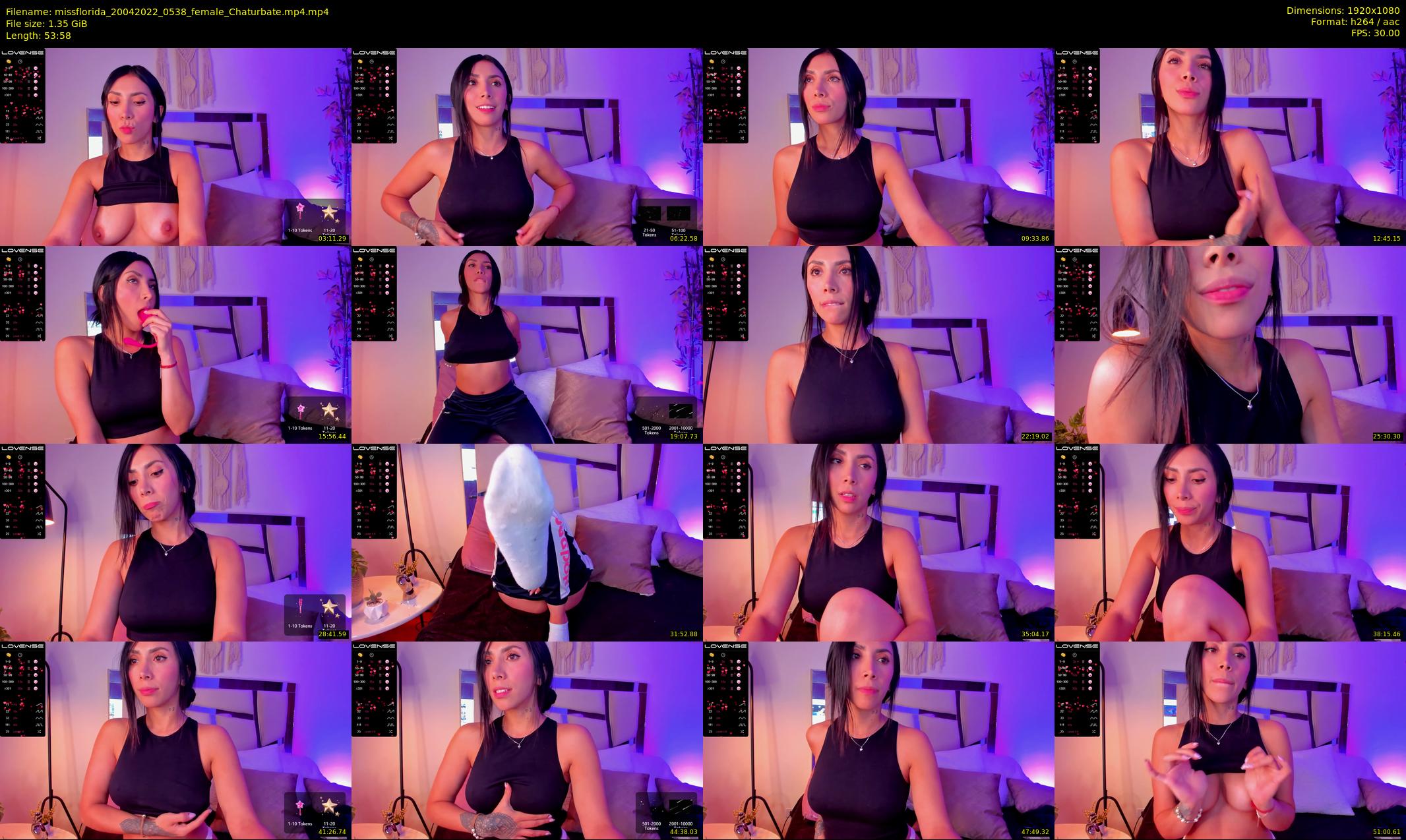 missflorida — 54 minute Chaturbate female cam show recording, 1080p, Apr 20, 2022