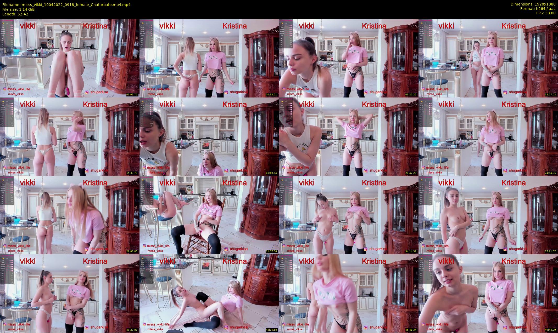 misss_vikki — 53 minute Chaturbate female cam show recording, 1080p, Apr 19, 2022
