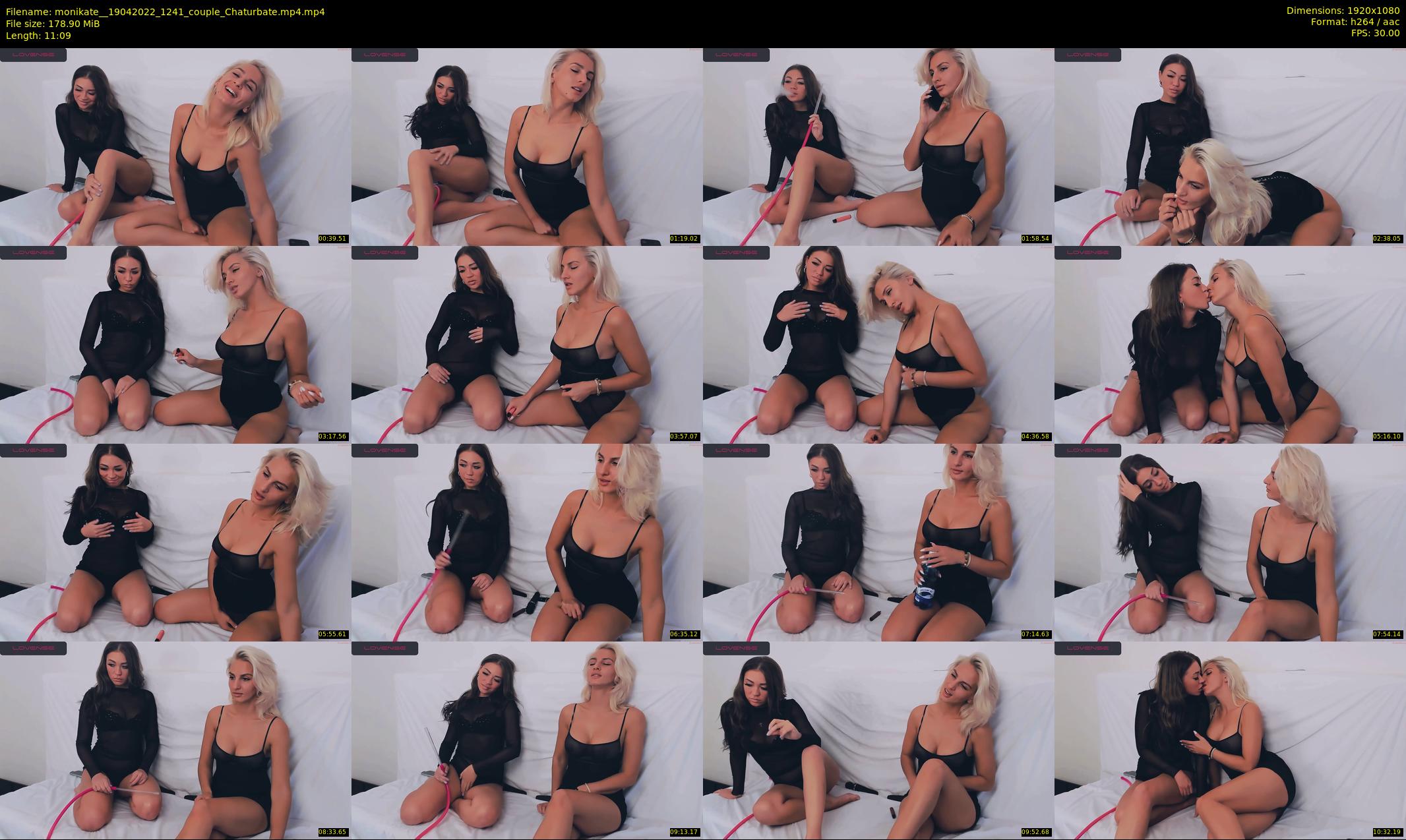 monikate_ — 12 minute Chaturbate couple cam show recording, 1080p, Apr 19, 2022