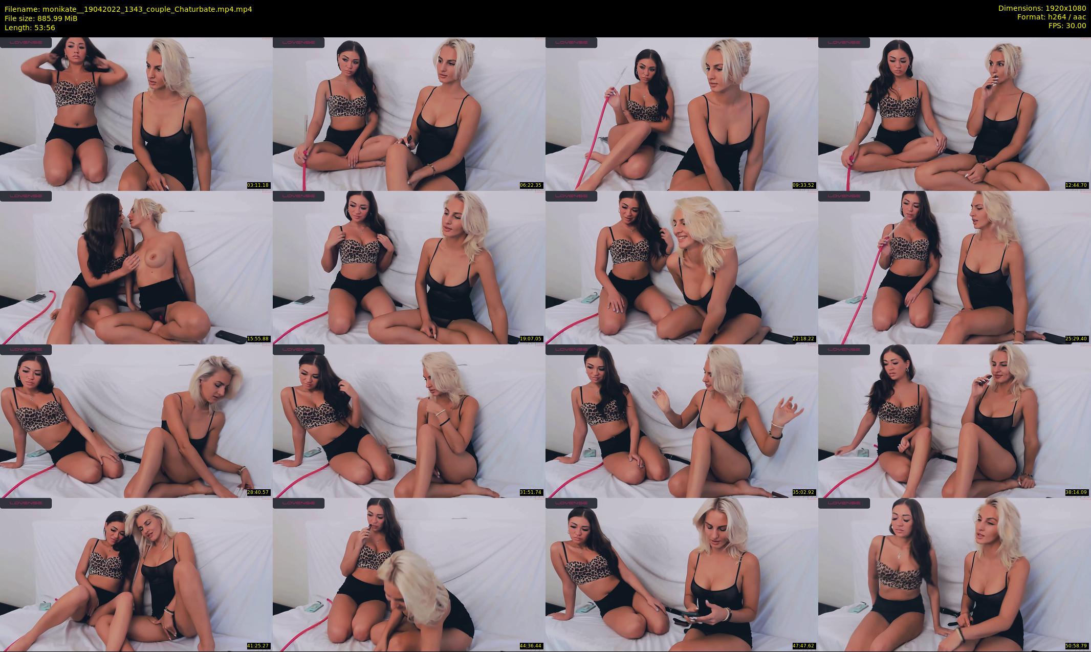 monikate_ — 54 minute Chaturbate couple cam show recording, 1080p, Apr 19, 2022