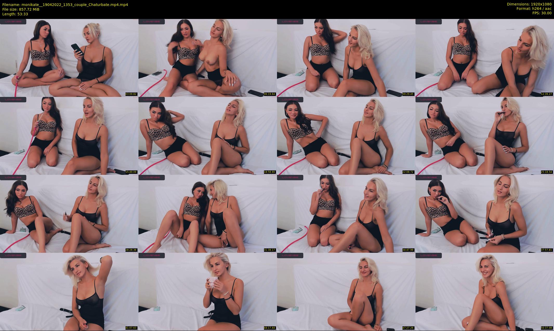 monikate_ — 54 minute Chaturbate couple cam show recording, 1080p, Apr 19, 2022