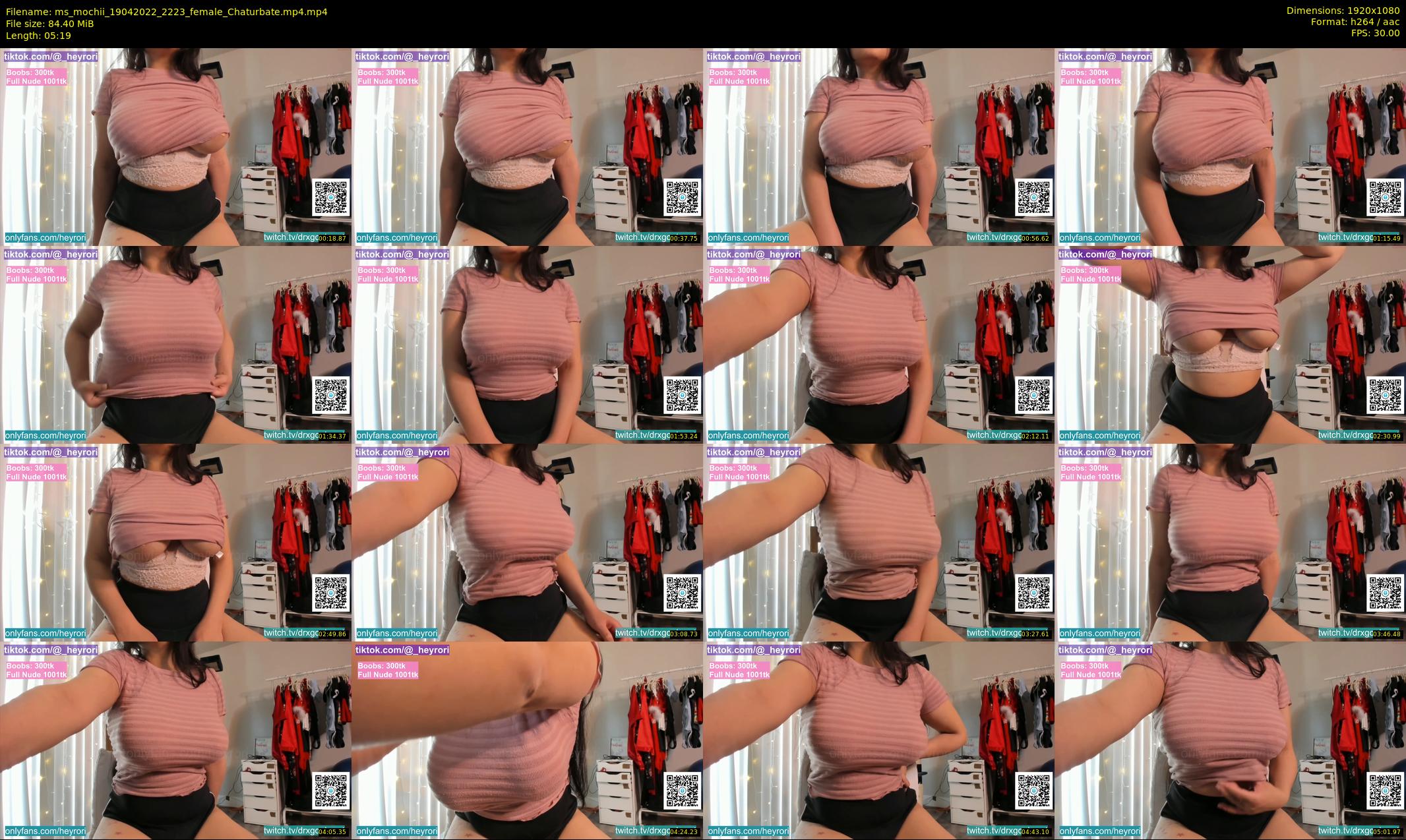 ms_mochii — 6 minute Chaturbate female cam show recording, 1080p, Apr 19, 2022