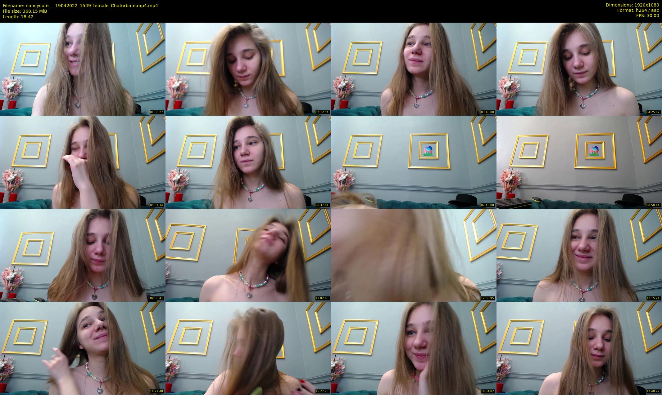 nancycute__ — 19 minute Chaturbate female cam show recording, 1080p, Apr 19, 2022