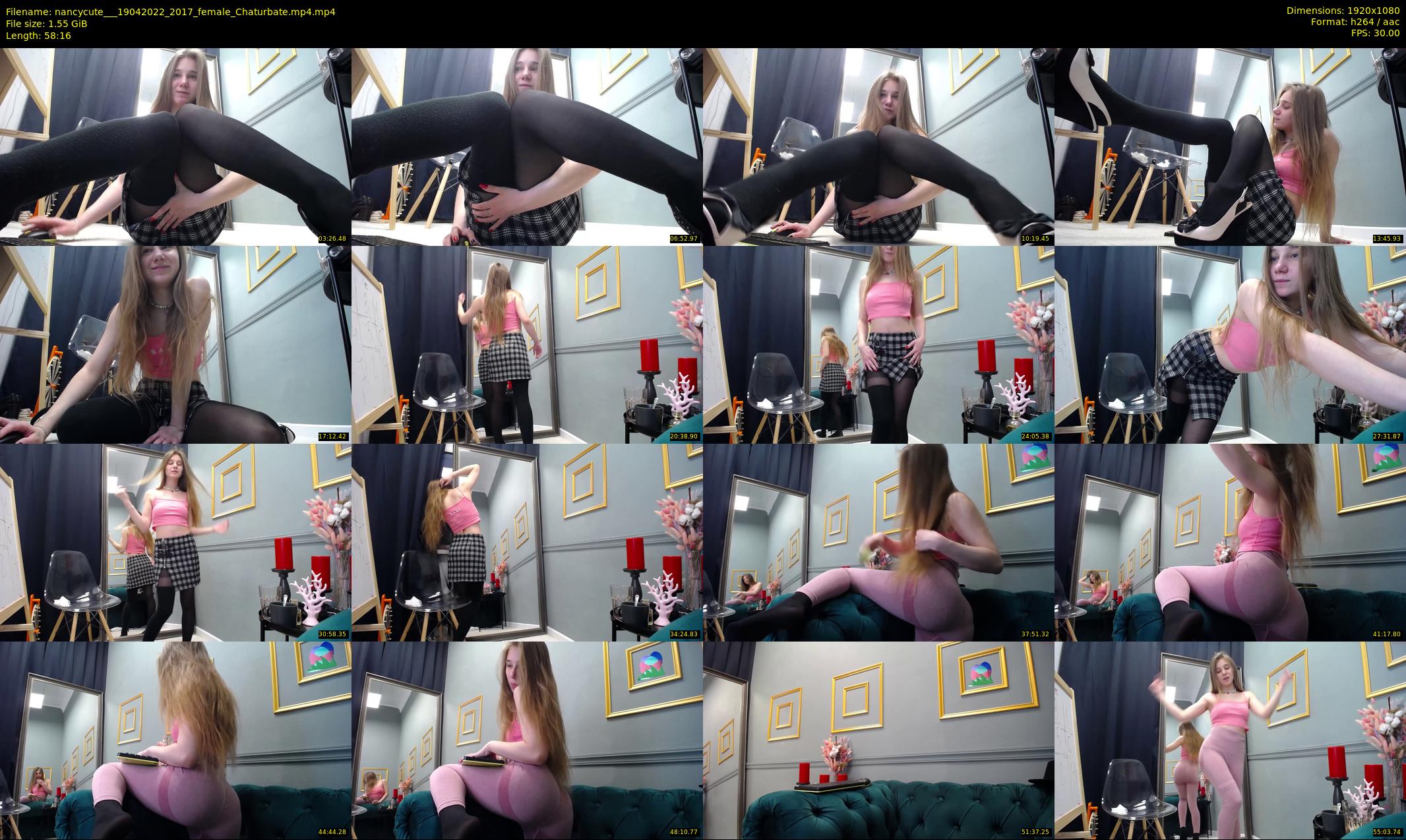 nancycute__ — 59 minute Chaturbate female cam show recording, 1080p, Apr 19, 2022