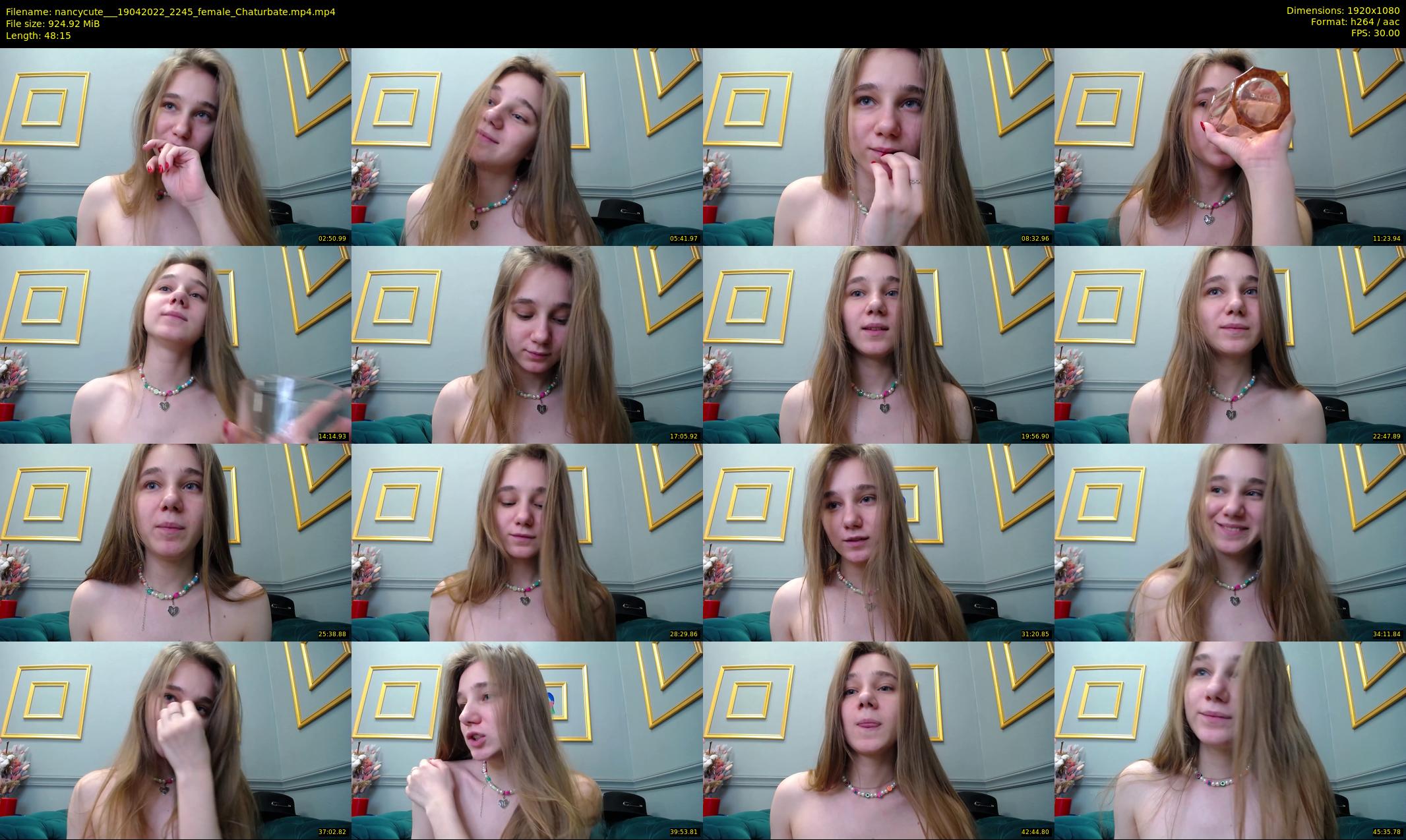 nancycute__ — 49 minute Chaturbate female cam show recording, 1080p, Apr 19, 2022