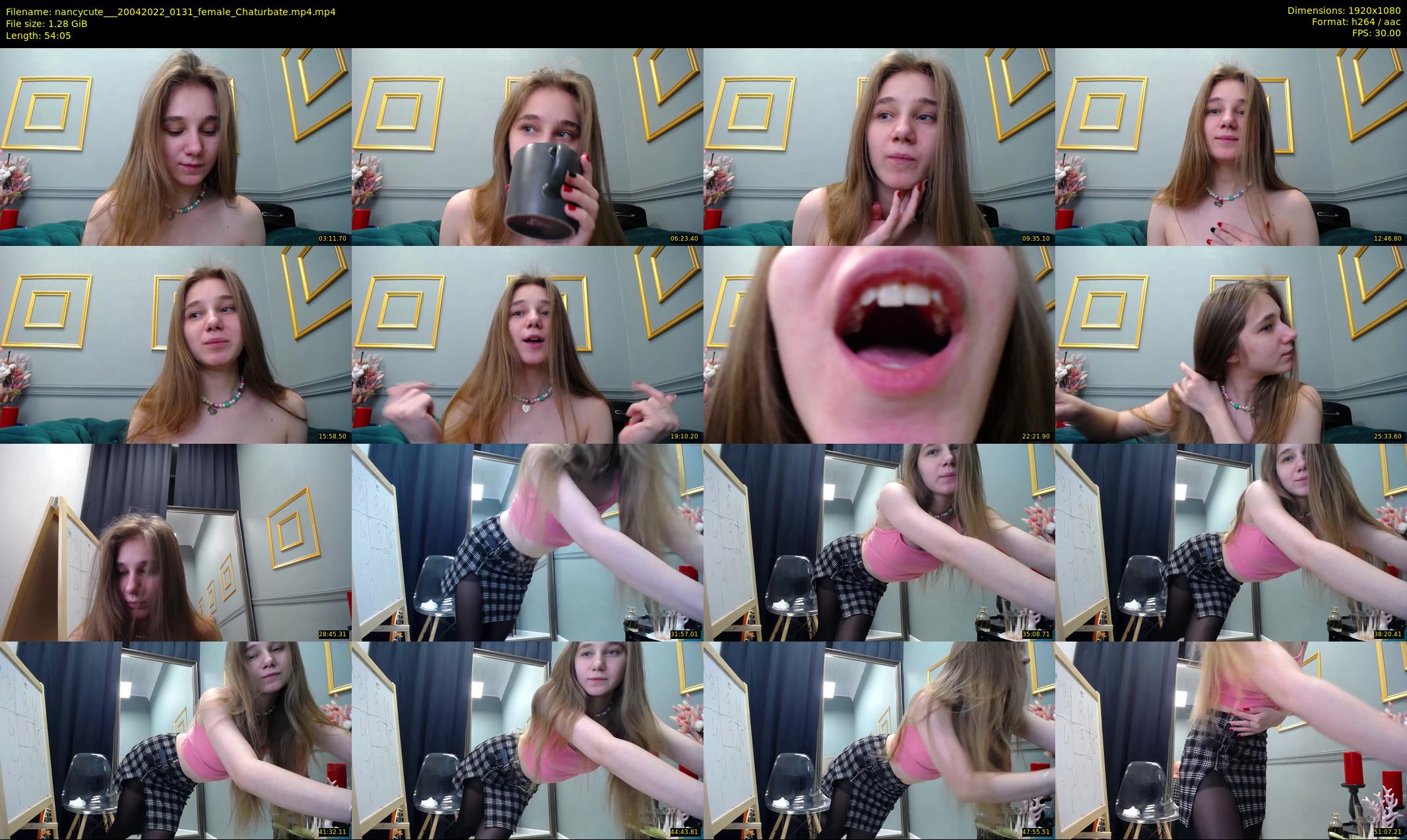 nancycute__ — 55 minute Chaturbate female cam show recording, 1080p, Apr 20, 2022