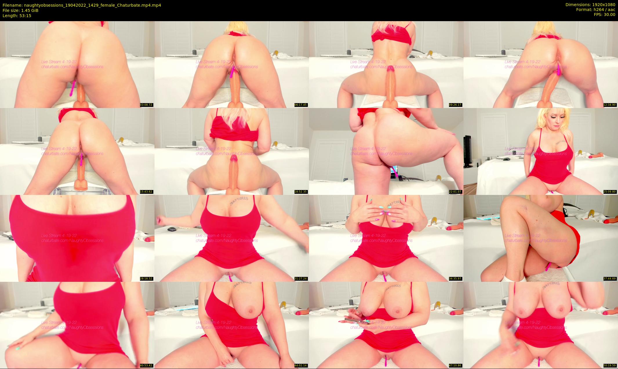 naughtyobsessions — 54 minute Chaturbate female cam show recording, 1080p, Apr 19, 2022