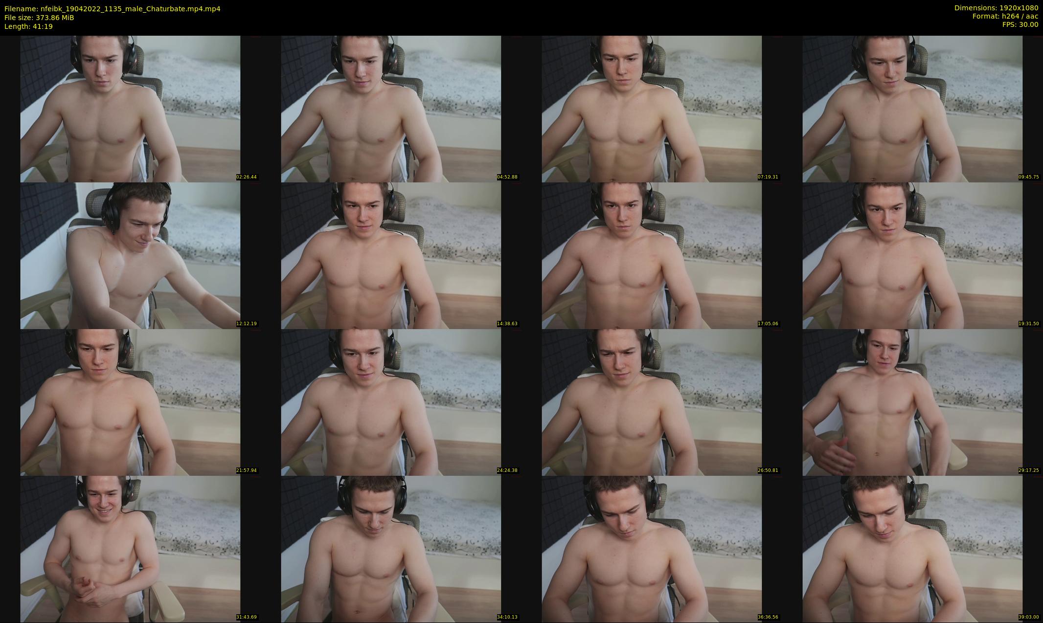 nfeibk — 42 minute Chaturbate male cam show recording, 1080p, Apr 19, 2022