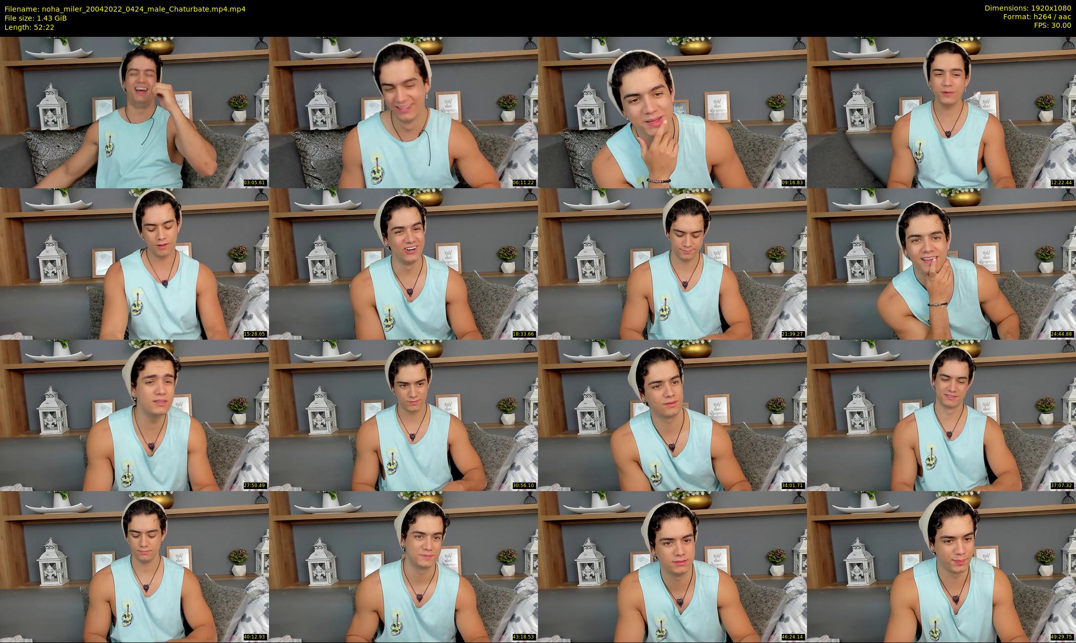 noha_miler — 53 minute Chaturbate male cam show recording, 1080p, Apr 20, 2022