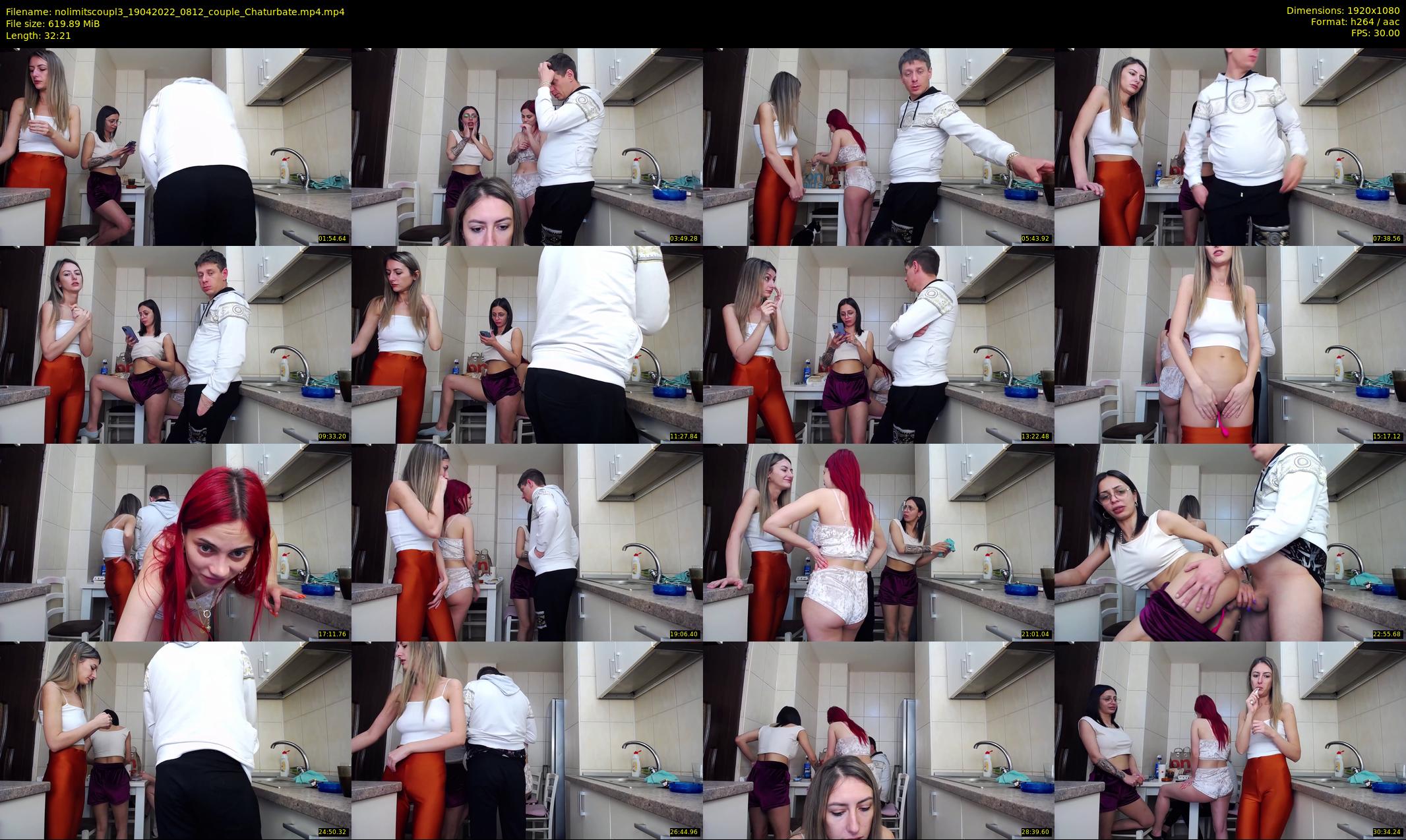 nolimitscoupl3 — 33 minute Chaturbate couple cam show recording, 1080p, Apr 19, 2022