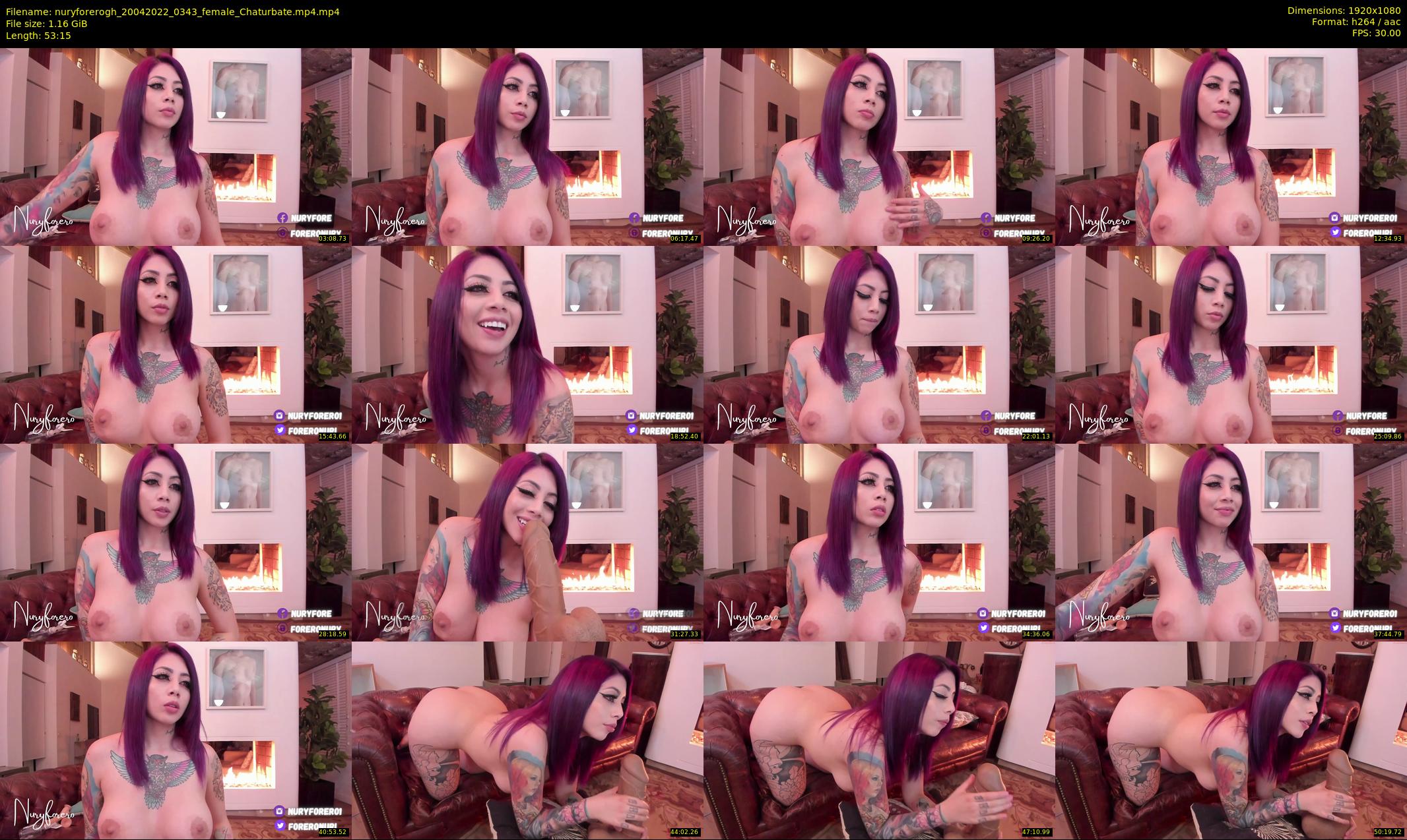 nuryforerogh — 54 minute Chaturbate female cam show recording, 1080p, Apr 20, 2022