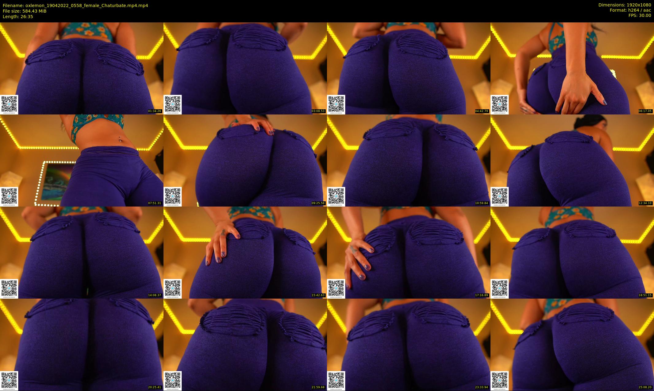 oxlemon — 27 minute Chaturbate female cam show recording, 1080p, Apr 19, 2022