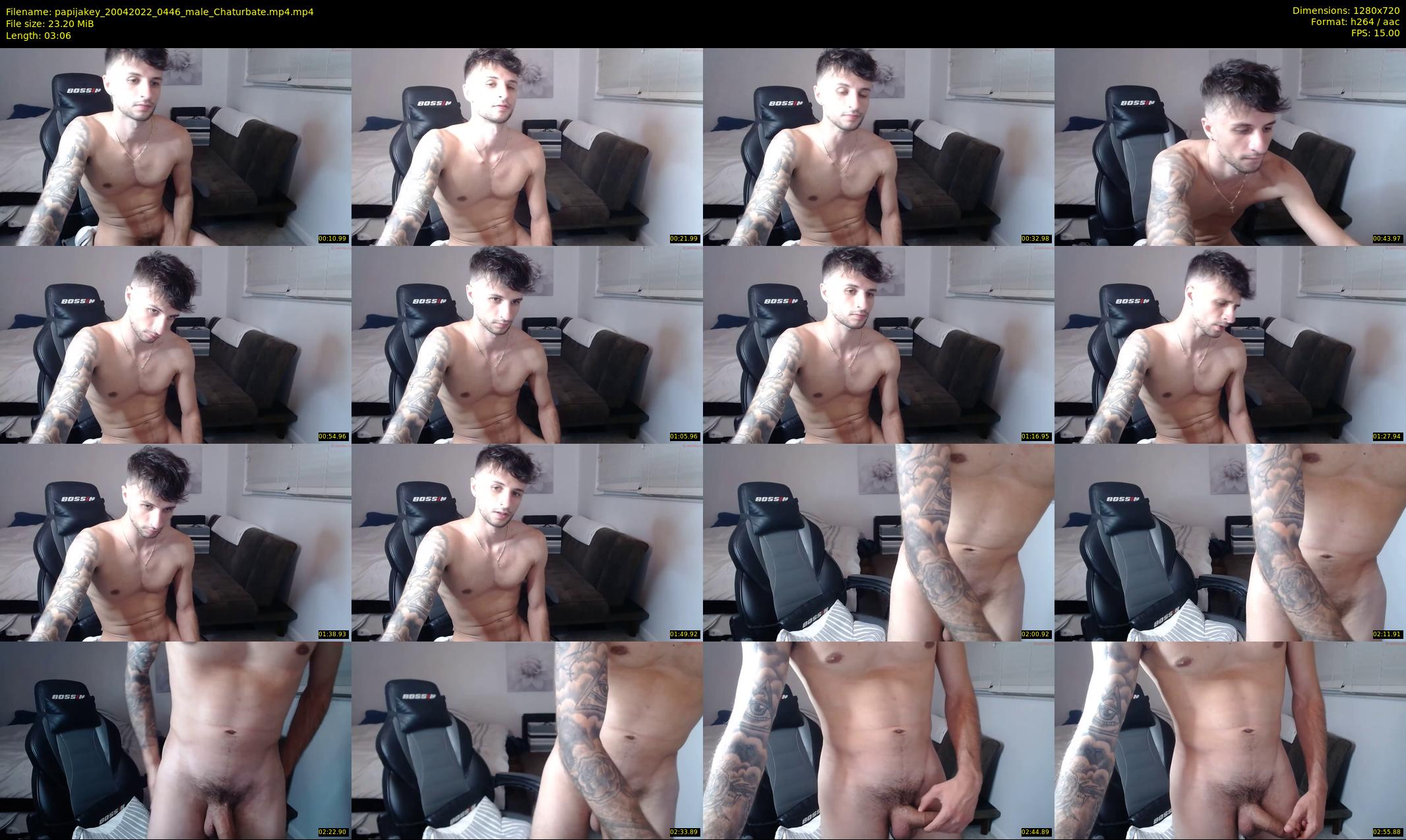 papijakey — 4 minute Chaturbate male cam show recording, 720p, Apr 20, 2022