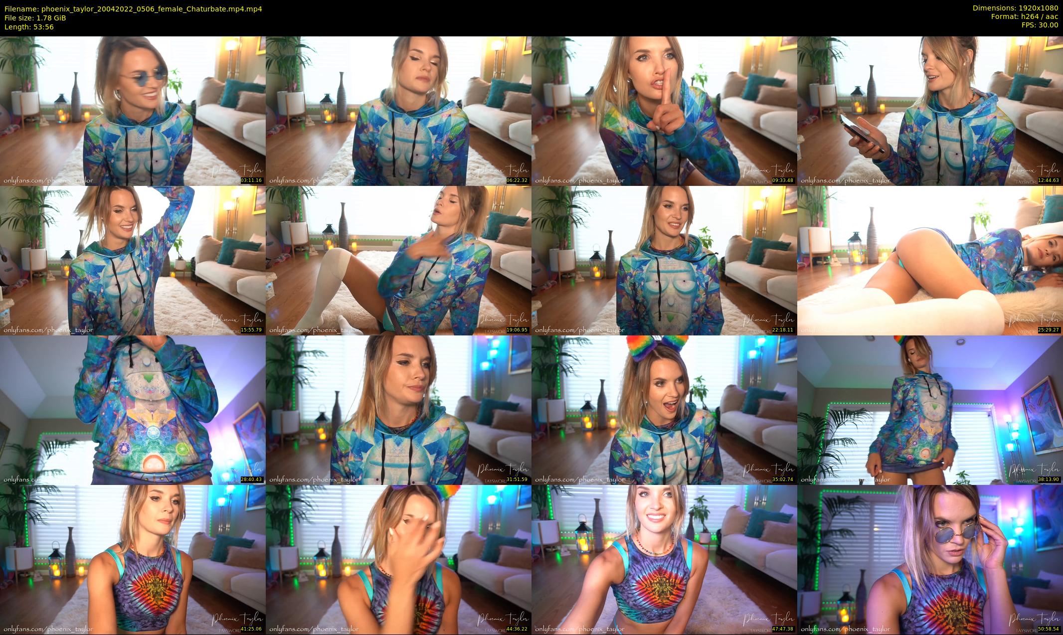 phoenix_taylor — 54 minute Chaturbate female cam show recording, 1080p, Apr 20, 2022