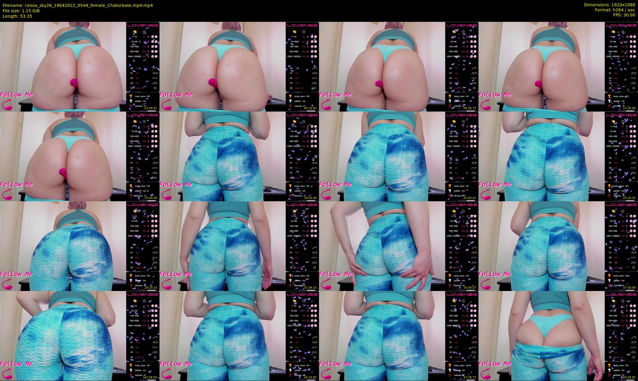 raissa_sky26 — 54 minute Chaturbate female cam show recording, 1080p, Apr 19, 2022