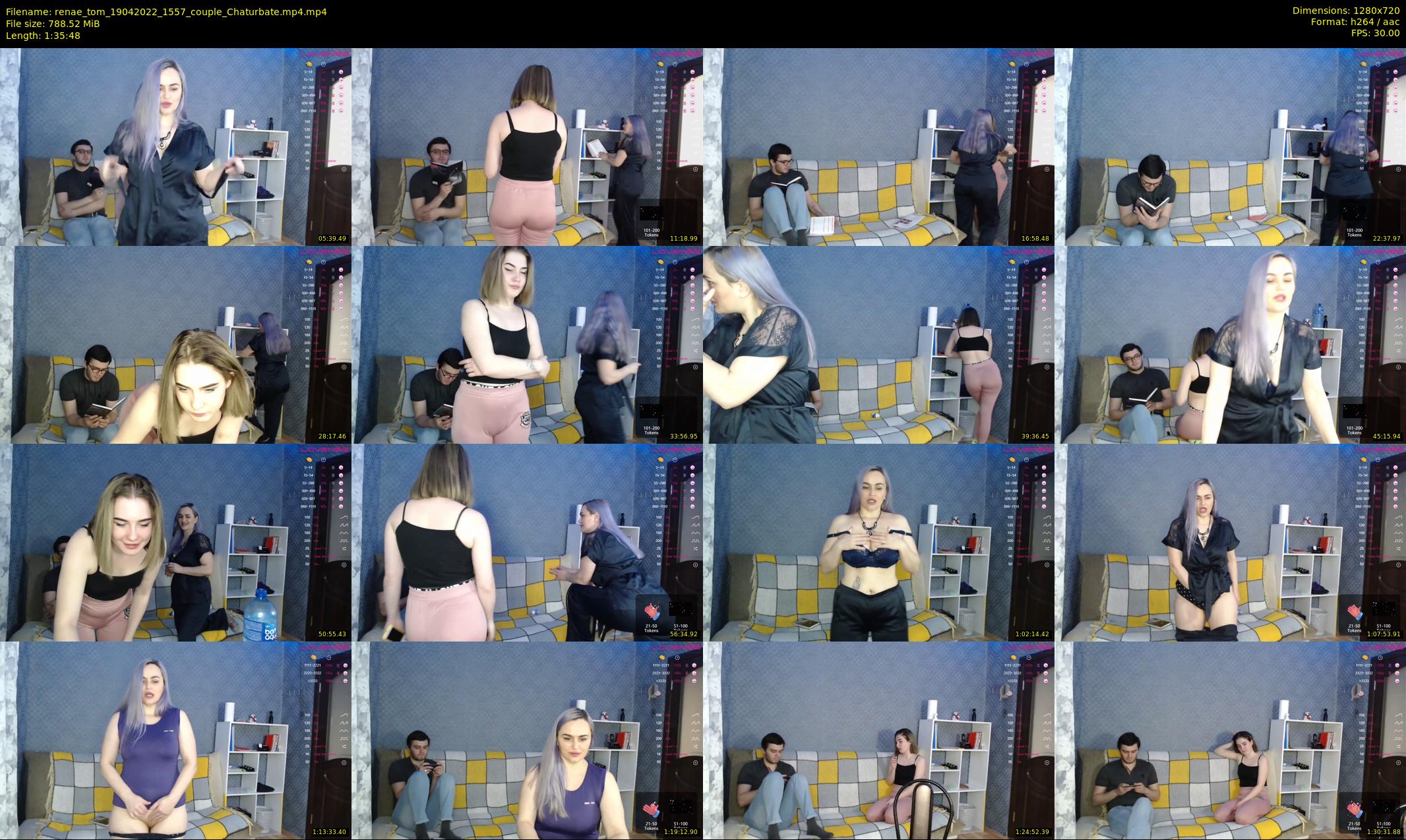 renae_tom — 96 minute Chaturbate couple cam show recording, 720p, Apr 19, 2022