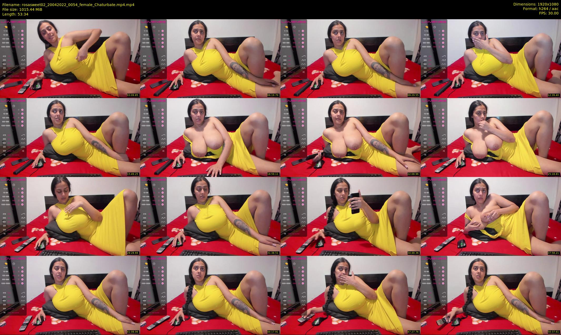 rosasweet02 — 54 minute Chaturbate female cam show recording, 1080p, Apr 20, 2022