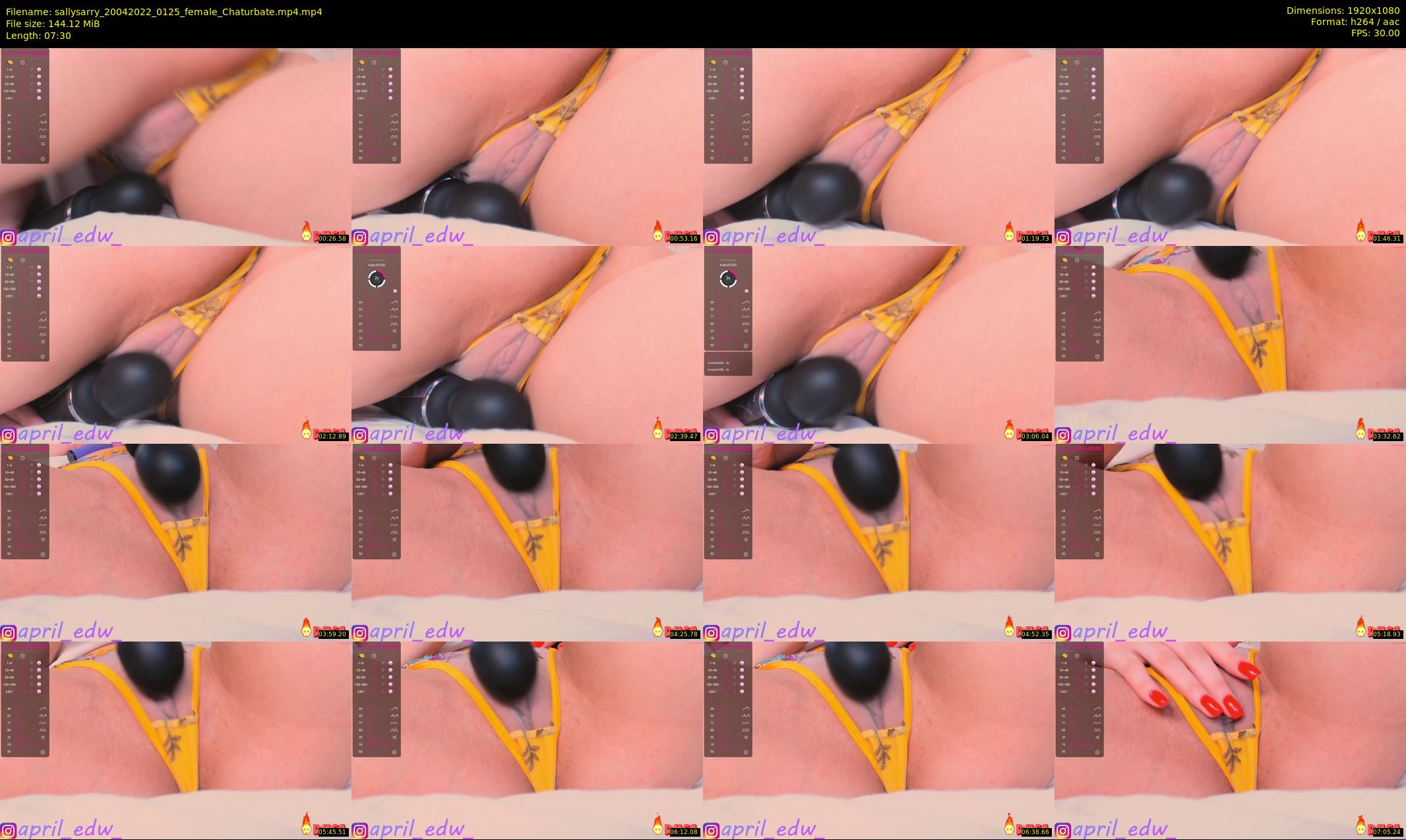 sallysarry — 8 minute Chaturbate couple cam show recording, 1080p, Apr 20, 2022