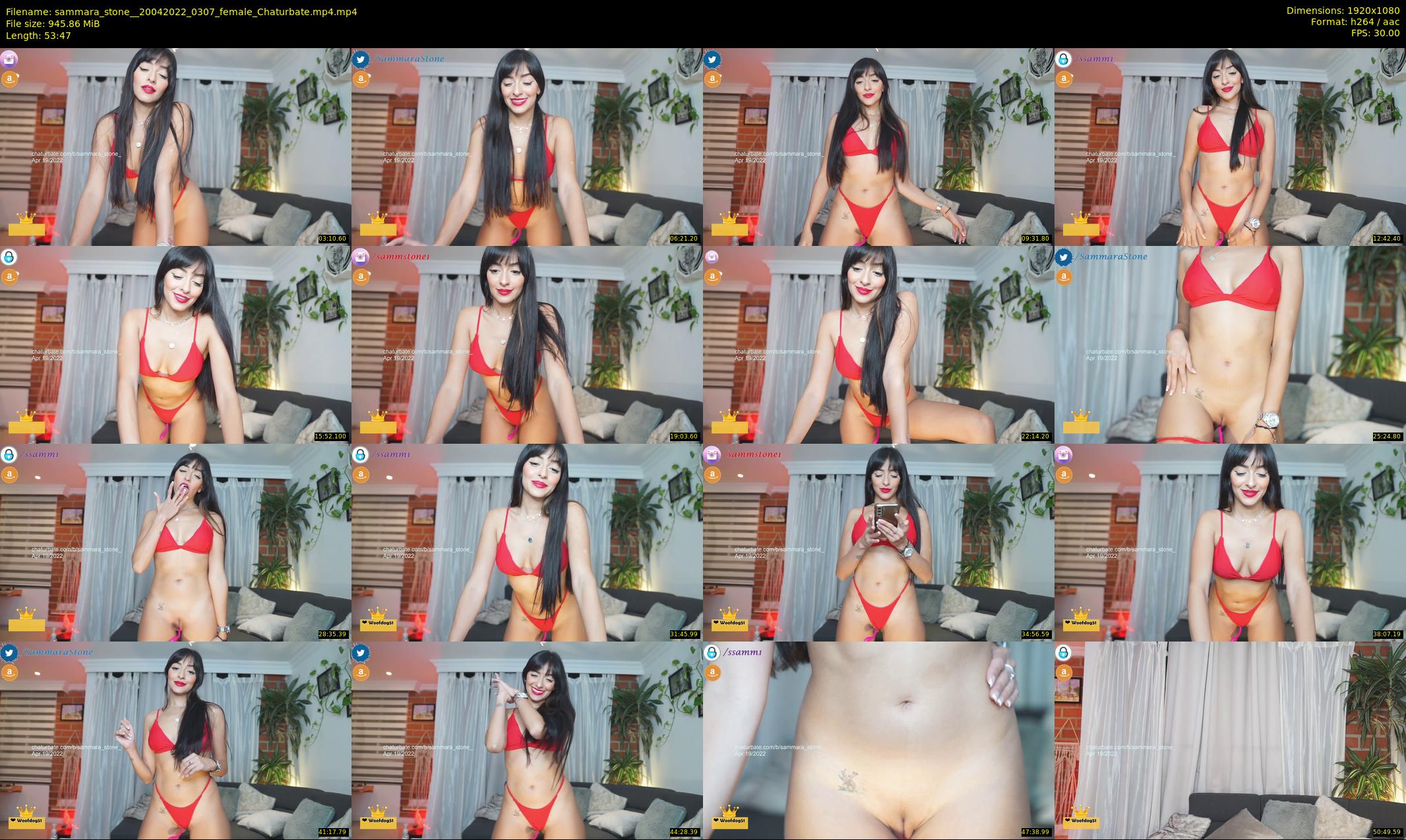 sammara_stone_ — 54 minute Chaturbate female cam show recording, 1080p, Apr 20, 2022