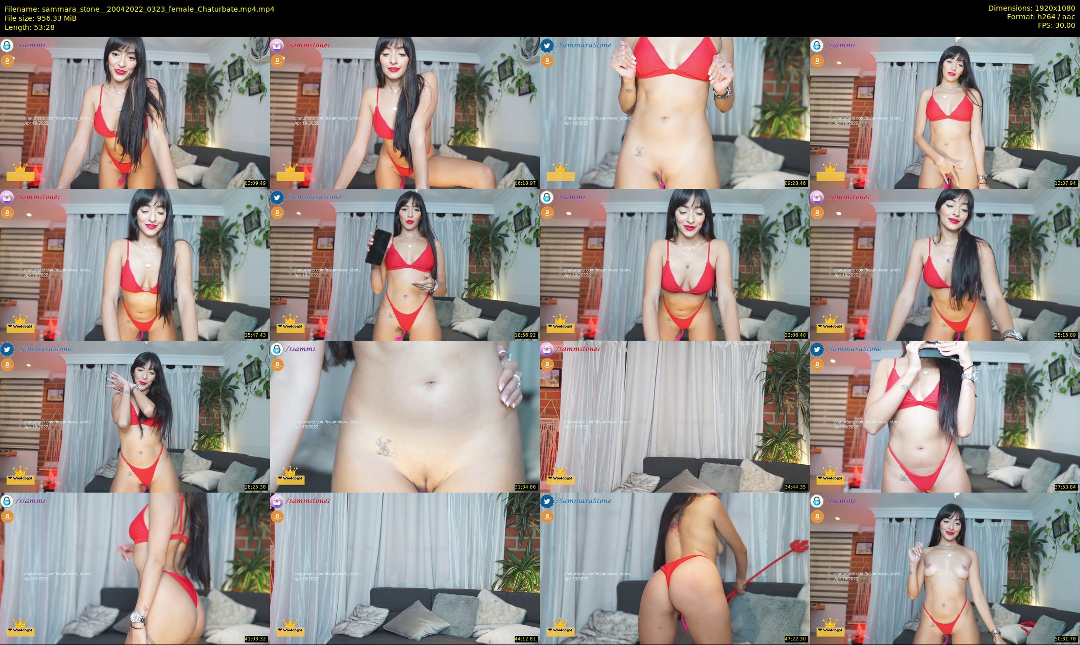 sammara_stone_ — 54 minute Chaturbate female cam show recording, 1080p, Apr 20, 2022
