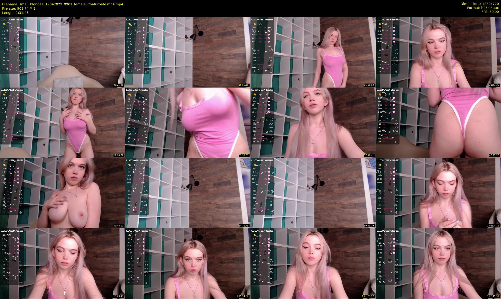 small_blondee — 92 minute Chaturbate female cam show recording, 720p, Apr 19, 2022