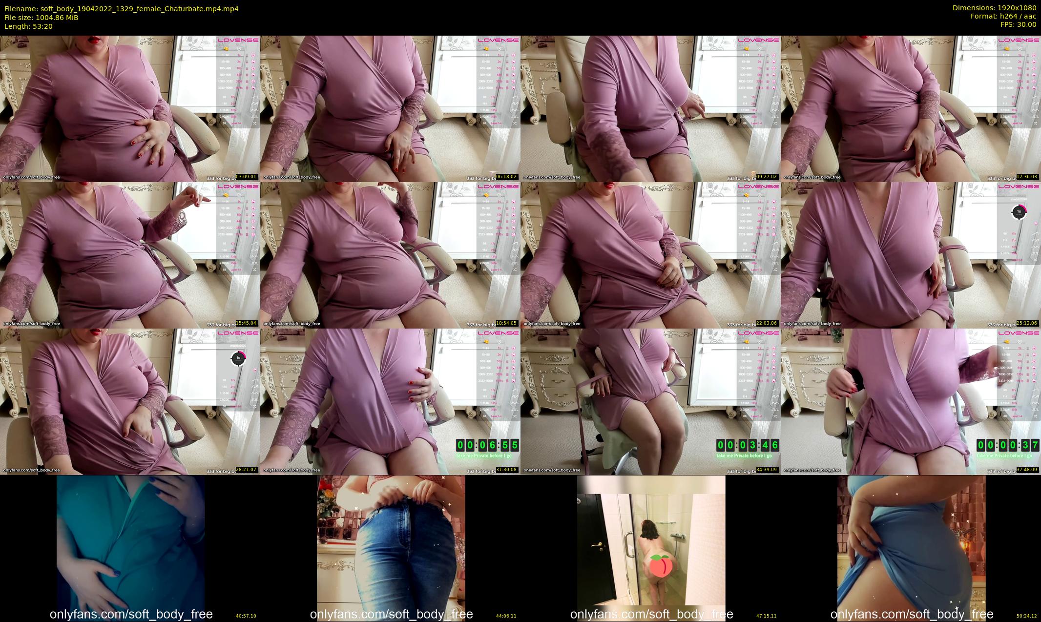 soft_body — 54 minute Chaturbate female cam show recording, 1080p, Apr 19, 2022