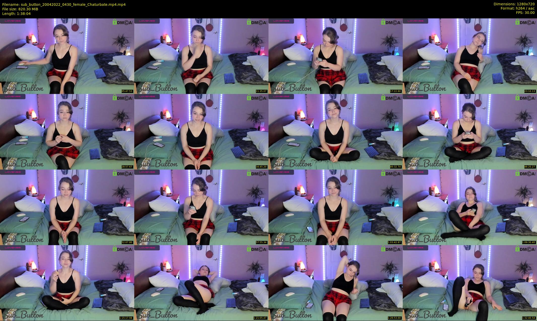 sub_button — 99 minute Chaturbate female cam show recording, 720p, Apr 20, 2022