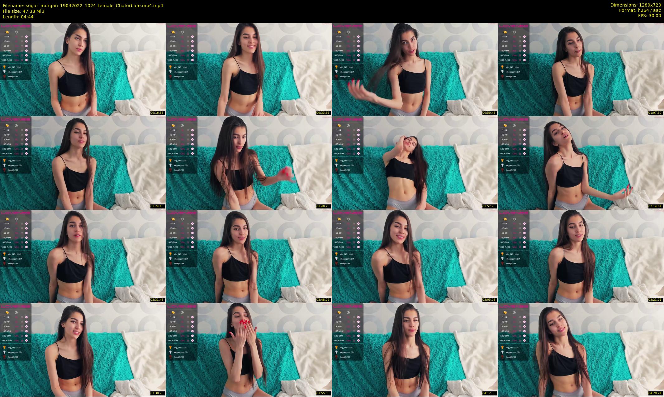 sugar_morgan — 5 minute Chaturbate female cam show recording, 720p, Apr 19, 2022