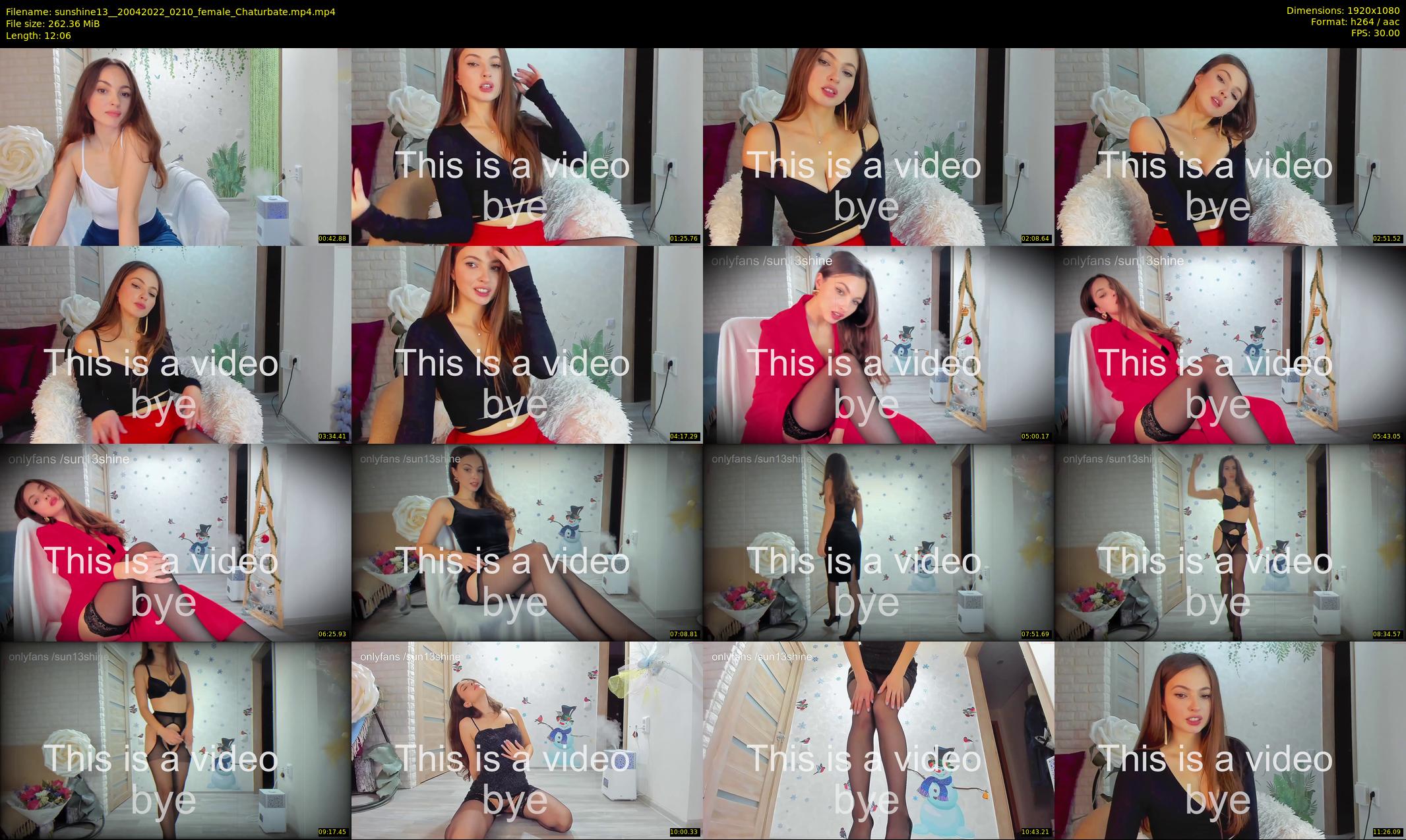 sunshine13_ — 13 minute Chaturbate female cam show recording, 1080p, Apr 20, 2022