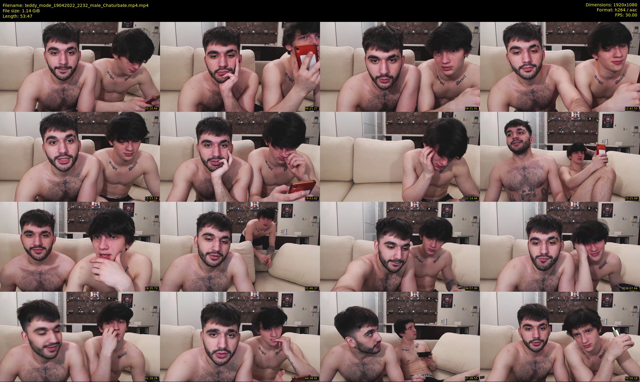 teddy_mode — 54 minute Chaturbate couple cam show recording, 1080p, Apr 19, 2022