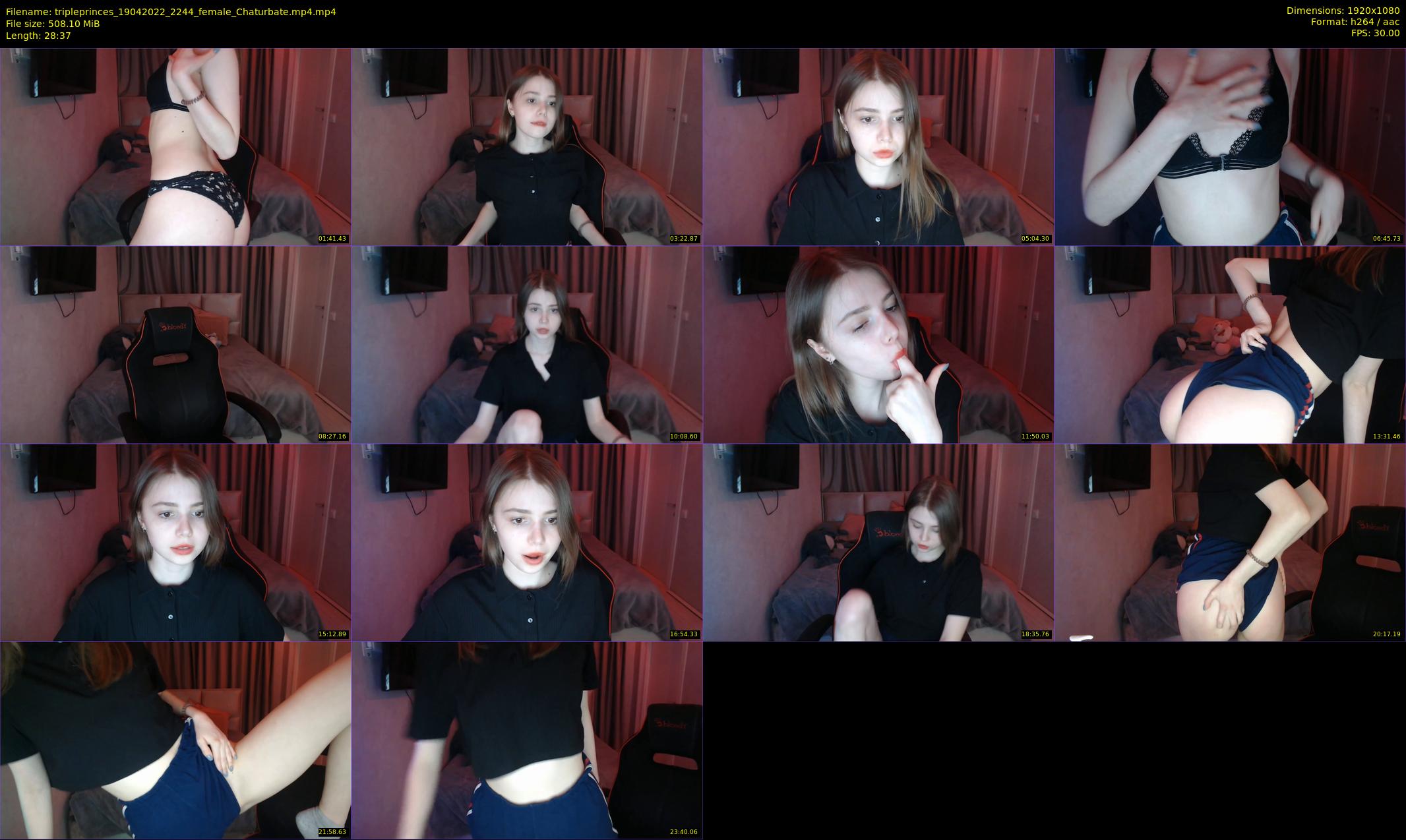 tripleprinces — 29 minute Chaturbate female cam show recording, 1080p, Apr 19, 2022