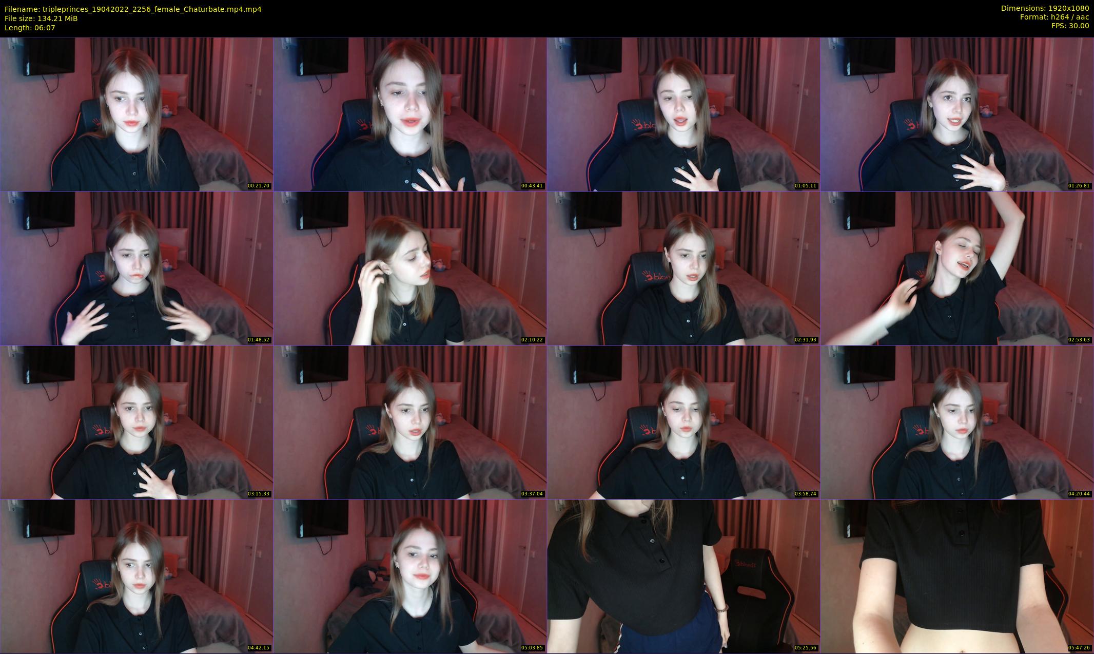 tripleprinces — 7 minute Chaturbate female cam show recording, 1080p, Apr 19, 2022
