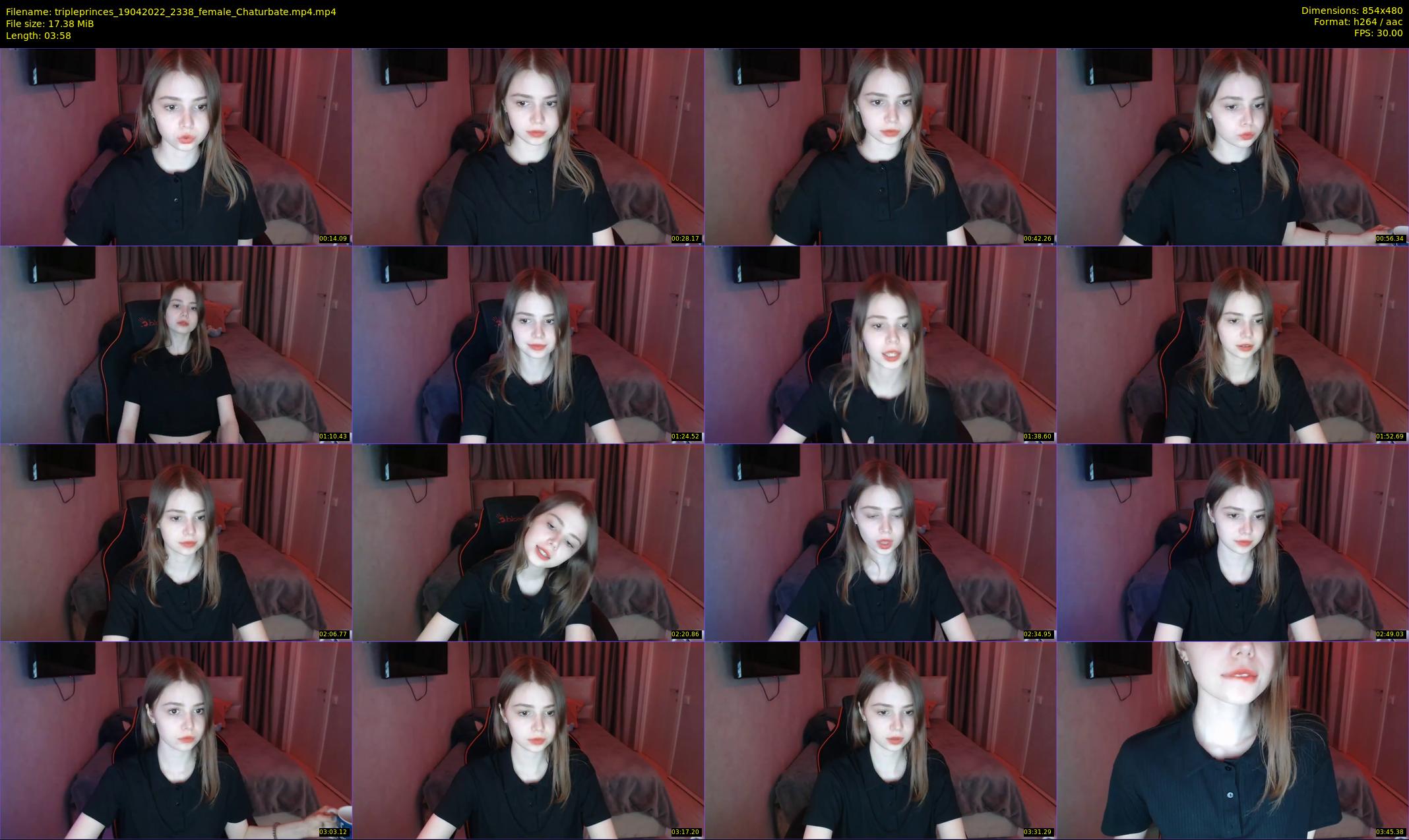 tripleprinces — 4 minute Chaturbate female cam show recording, 480p, Apr 19, 2022