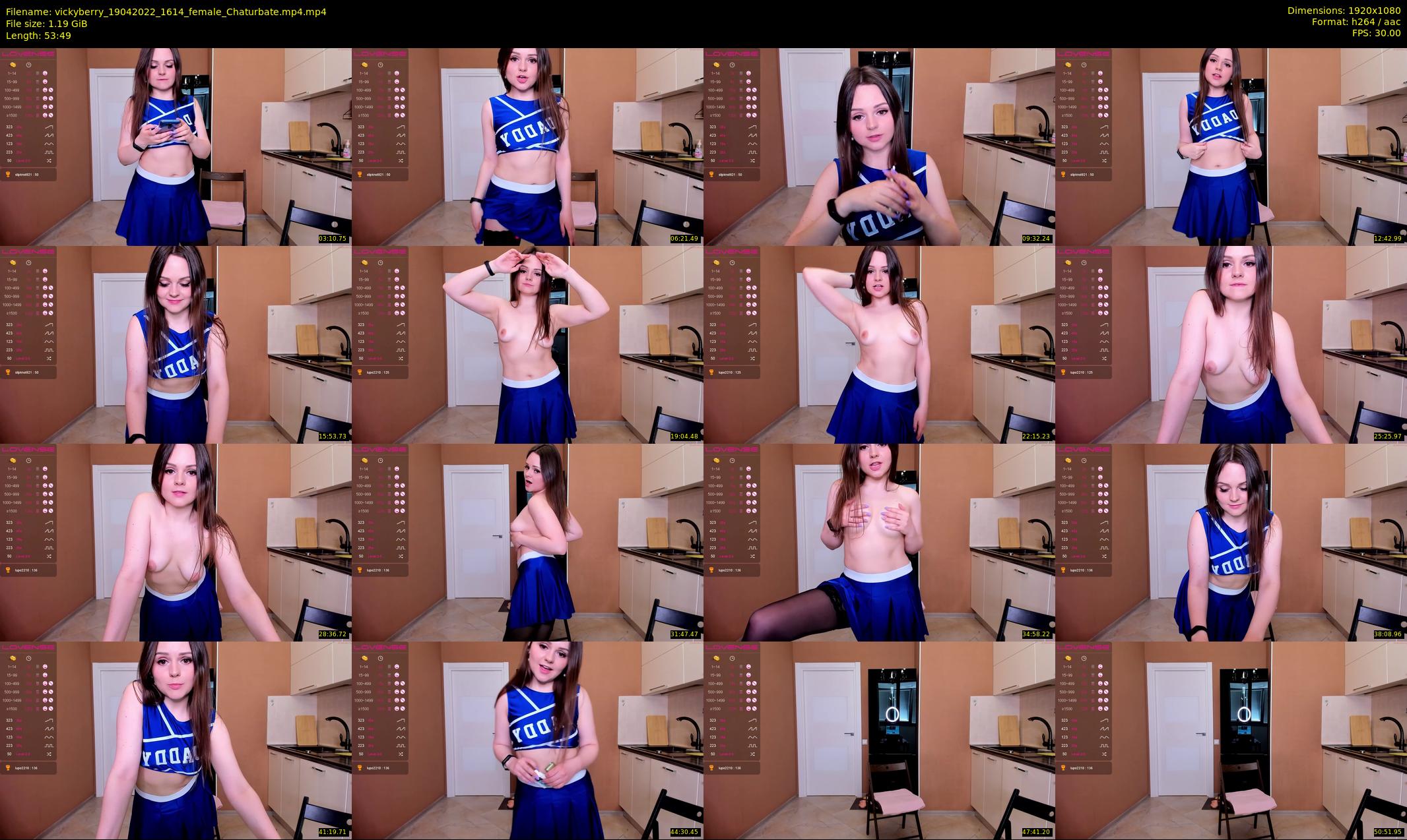 vickyberry — 54 minute Chaturbate female cam show recording, 1080p, Apr 19, 2022